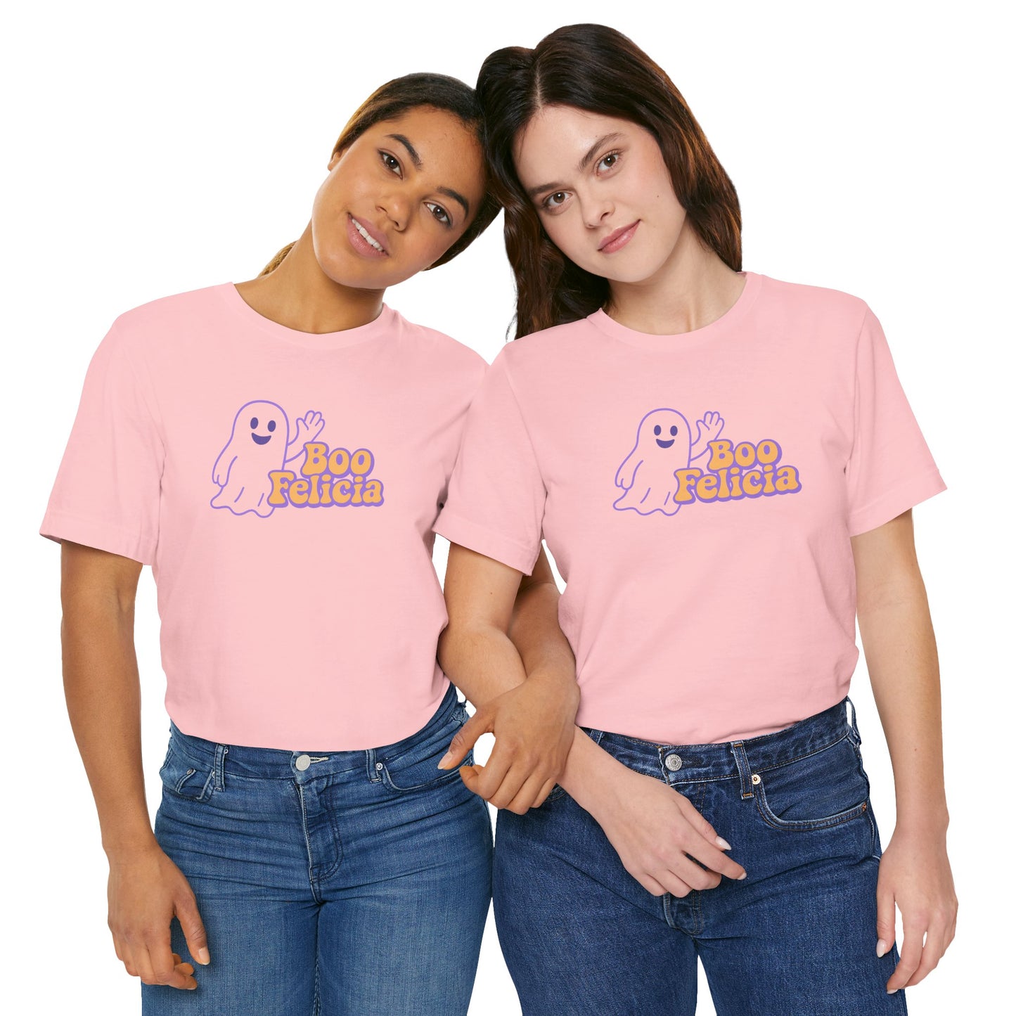 "Boo Felicia Ghost" Unisex Halloween T-Shirt, Spooky Apparel, Fun Gift, Casual Wear, Holiday Shirt