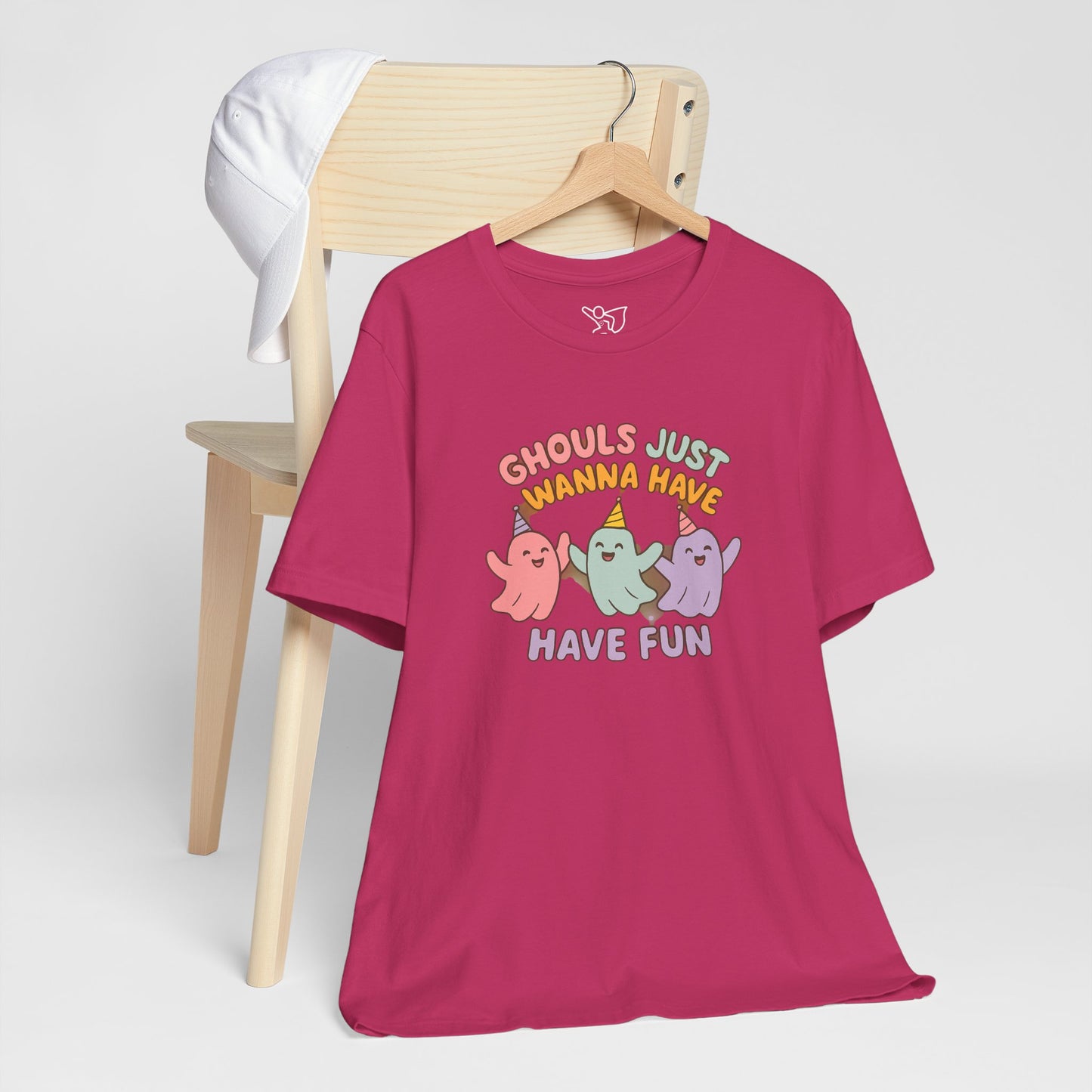 "Ghouls Just Wanna Have Fun" T-Shirt for Halloween, Unisex Graphic Shirt, Cute Ghosts Tee, Casual Wear, Gift for Friends