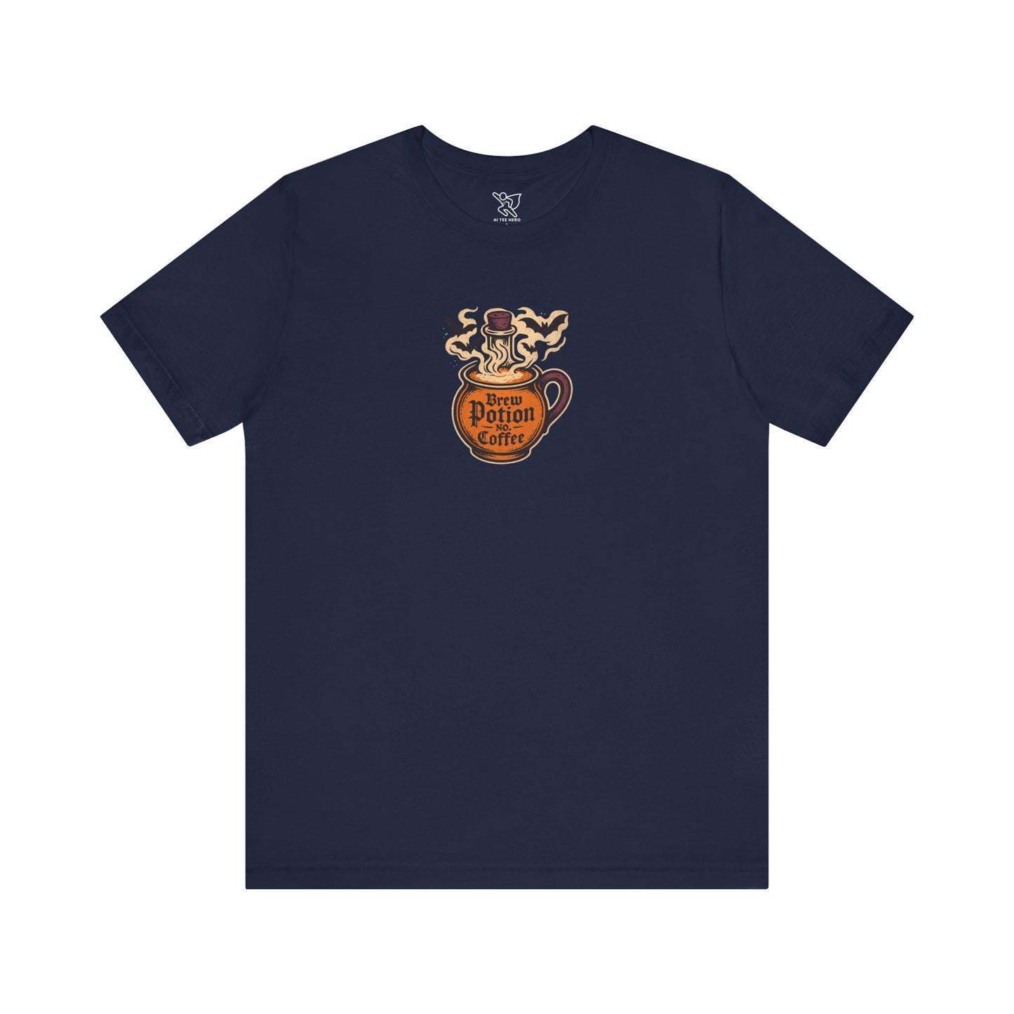 "Coffee Potion" Unisex Tee, Casual Wear, Gift for Coffee Lovers, Magical T-Shirt, Witchy Apparel, Coffee Enthusiast Presents