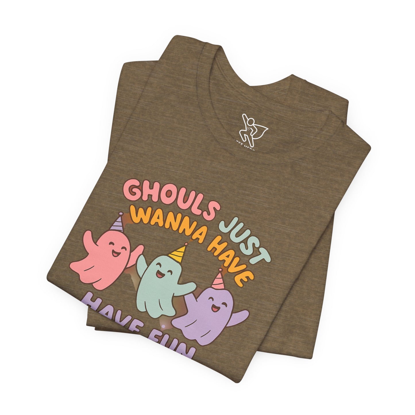 "Ghouls Just Wanna Have Fun" T-Shirt for Halloween, Unisex Graphic Shirt, Cute Ghosts Tee, Casual Wear, Gift for Friends