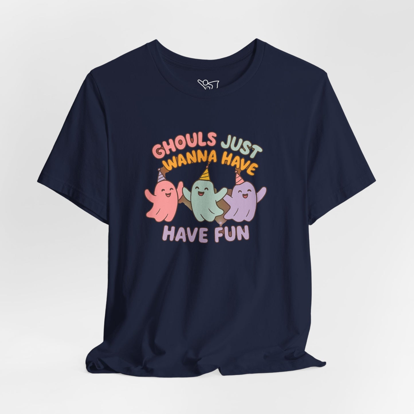 "Ghouls Just Wanna Have Fun" T-Shirt for Halloween, Unisex Graphic Shirt, Cute Ghosts Tee, Casual Wear, Gift for Friends