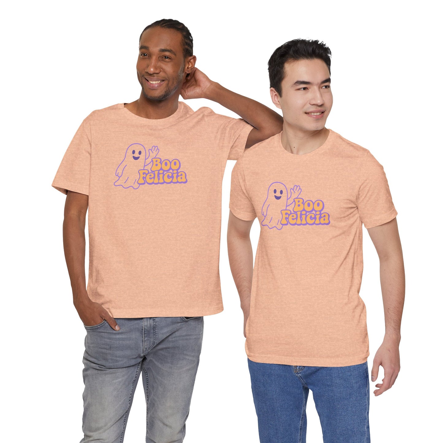 "Boo Felicia Ghost" Unisex Halloween T-Shirt, Spooky Apparel, Fun Gift, Casual Wear, Holiday Shirt