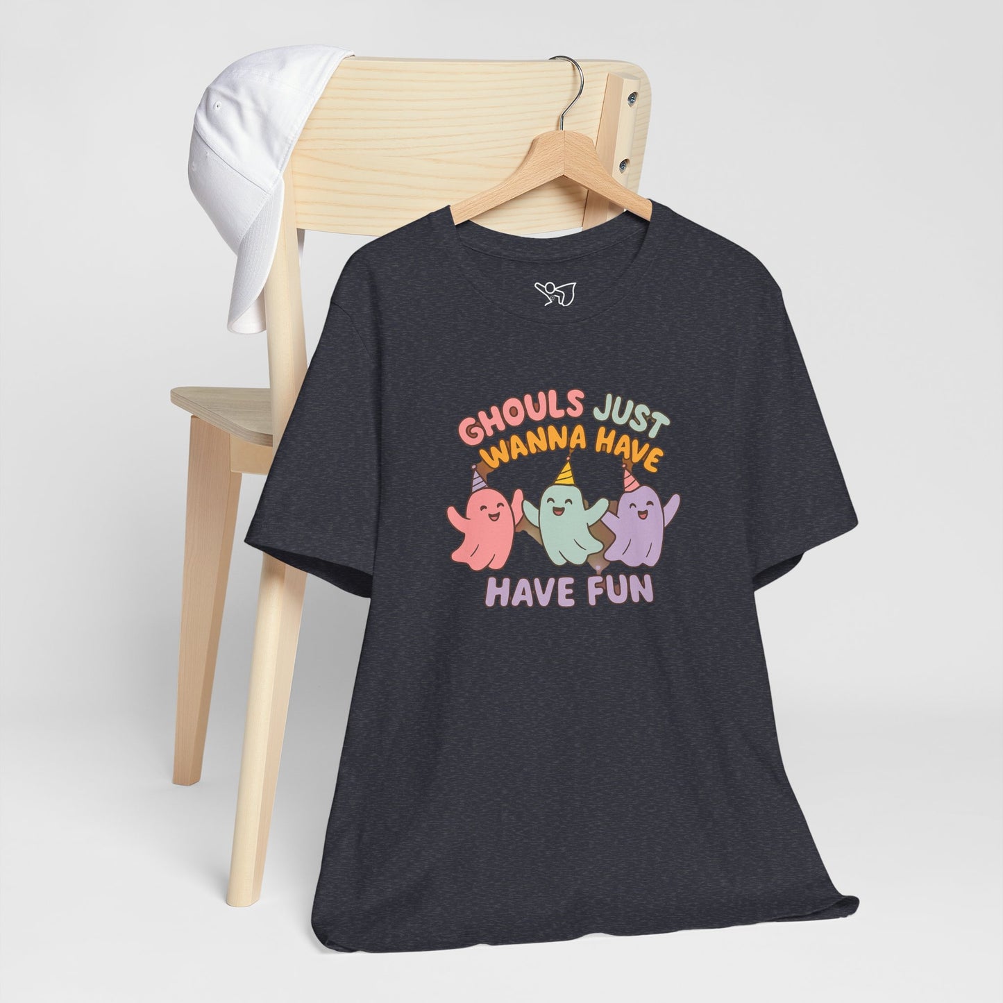 "Ghouls Just Wanna Have Fun" T-Shirt for Halloween, Unisex Graphic Shirt, Cute Ghosts Tee, Casual Wear, Gift for Friends