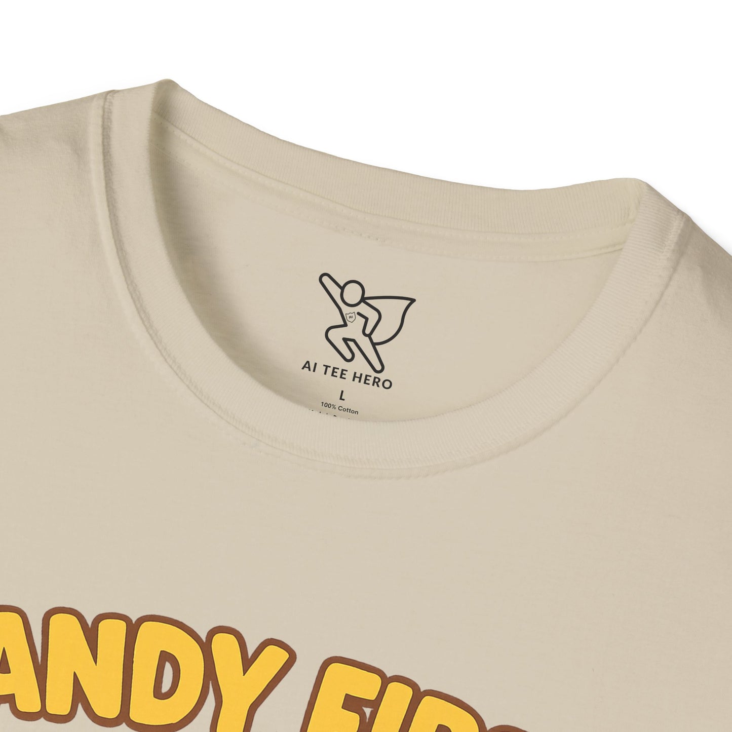 "Candy First, Questions Later" Unisex T-Shirt - Playful Graphic Tee, Fun Gift for Candy Lovers, Perfect for Parties, Quirky Fashion