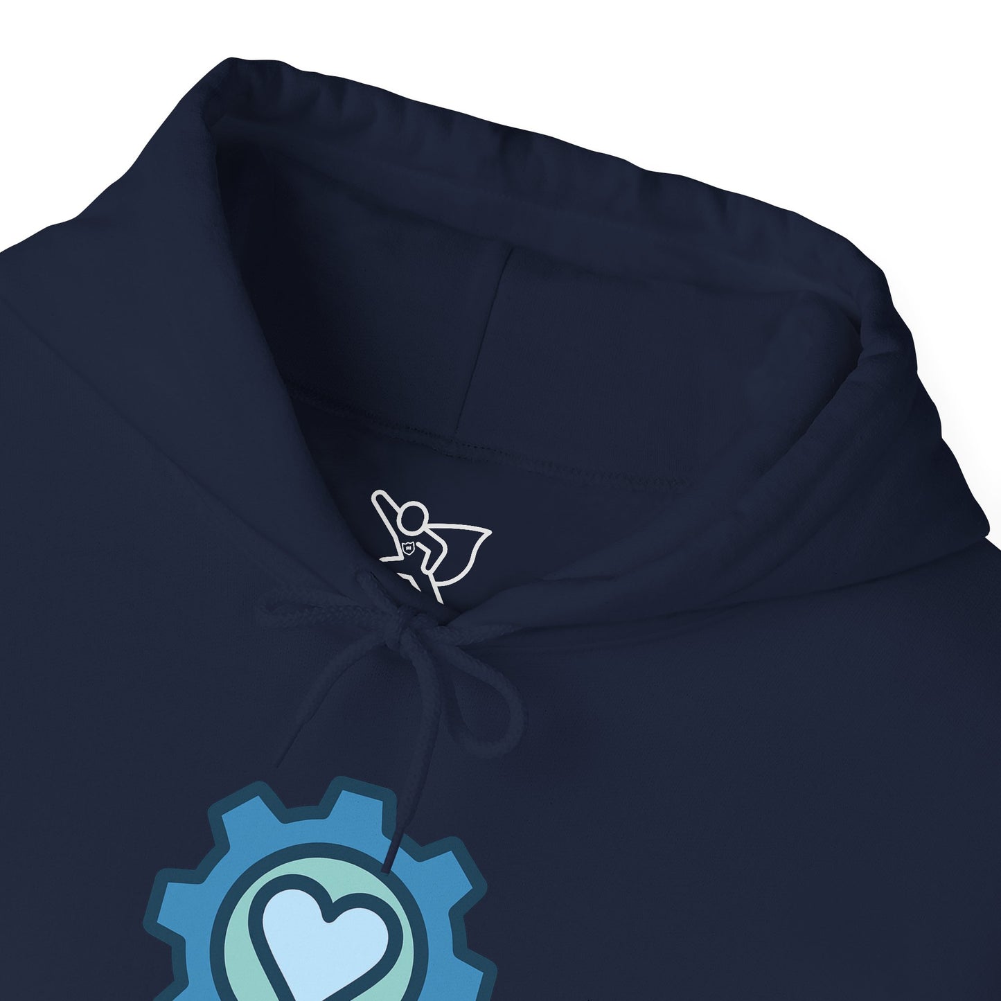 "Engineered for Love" Hoodie Cozy Unisex Sweatshirt, Perfect Gift for Engineers, Valentine's Day, Casual Wear, Birthday Present CW-2 Blue