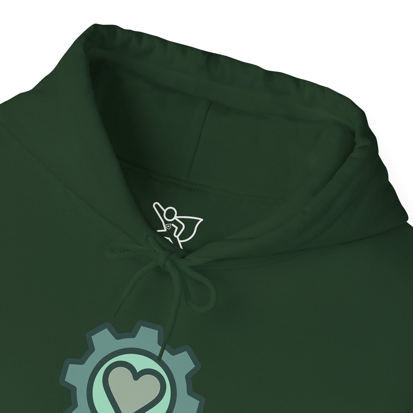 "Engineered for Love" Hoodie Cozy Unisex Sweatshirt, Perfect Gift for Engineers, Valentine's Day, Casual Wear, Birthday Present CW-1 Teal