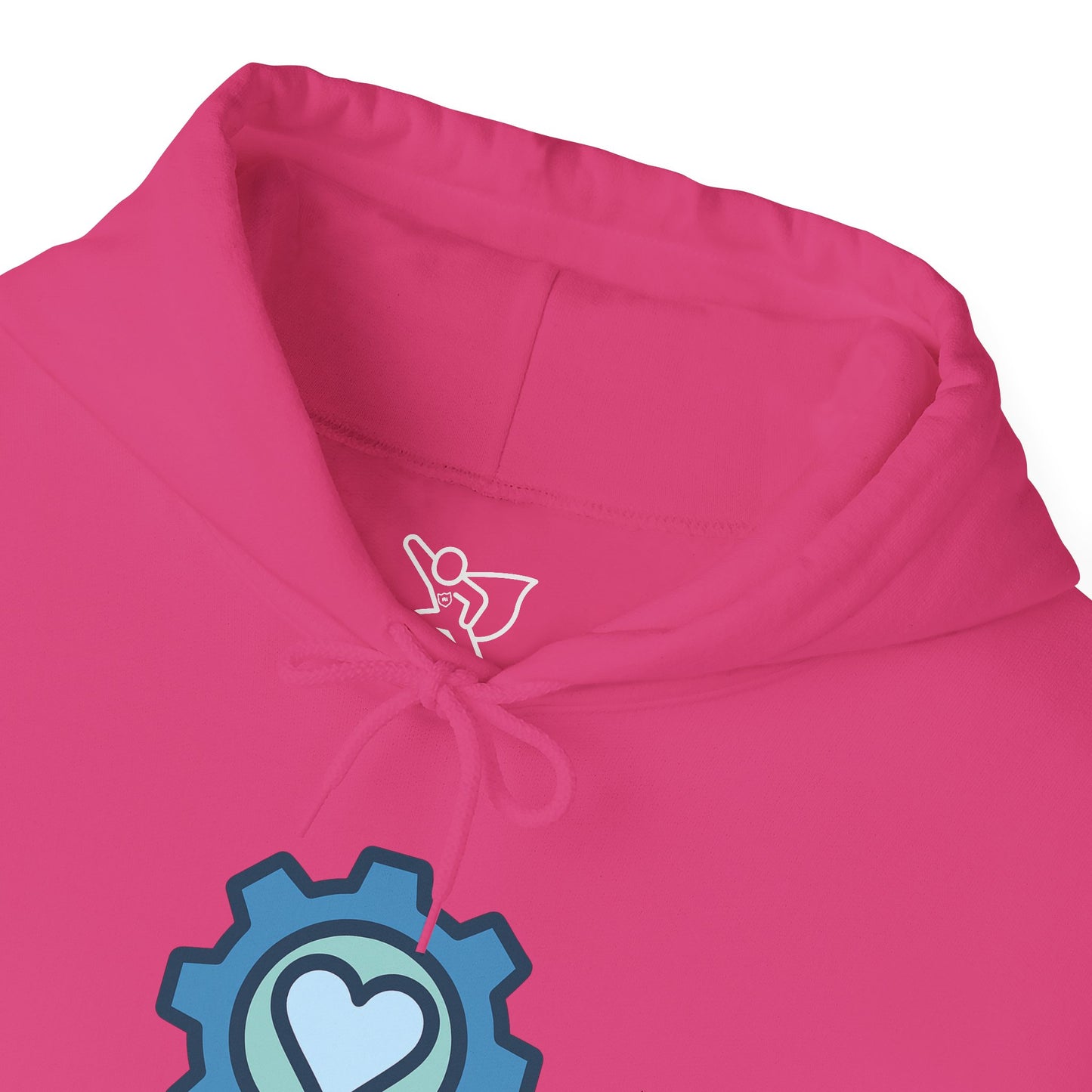 "Engineered for Love" Hoodie Cozy Unisex Sweatshirt, Perfect Gift for Engineers, Valentine's Day, Casual Wear, Birthday Present CW-2 Blue