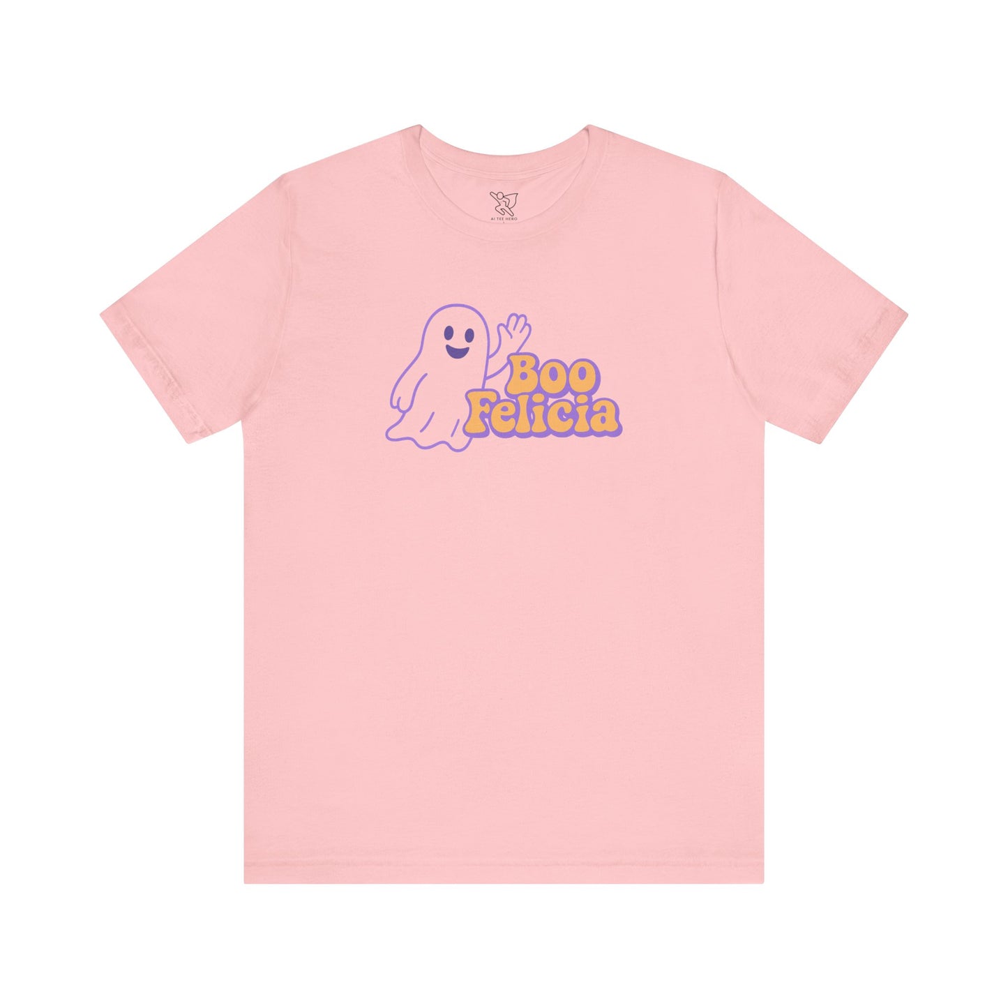 "Boo Felicia Ghost" Unisex Halloween T-Shirt, Spooky Apparel, Fun Gift, Casual Wear, Holiday Shirt
