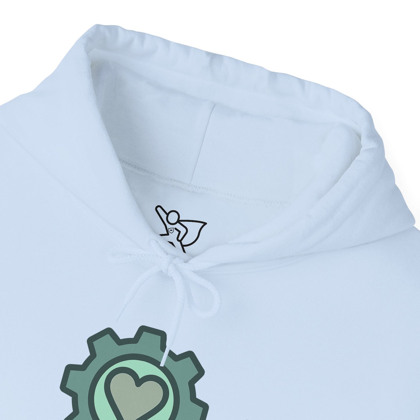 "Engineered for Love" Hoodie Cozy Unisex Sweatshirt, Perfect Gift for Engineers, Valentine's Day, Casual Wear, Birthday Present CW-1 Teal