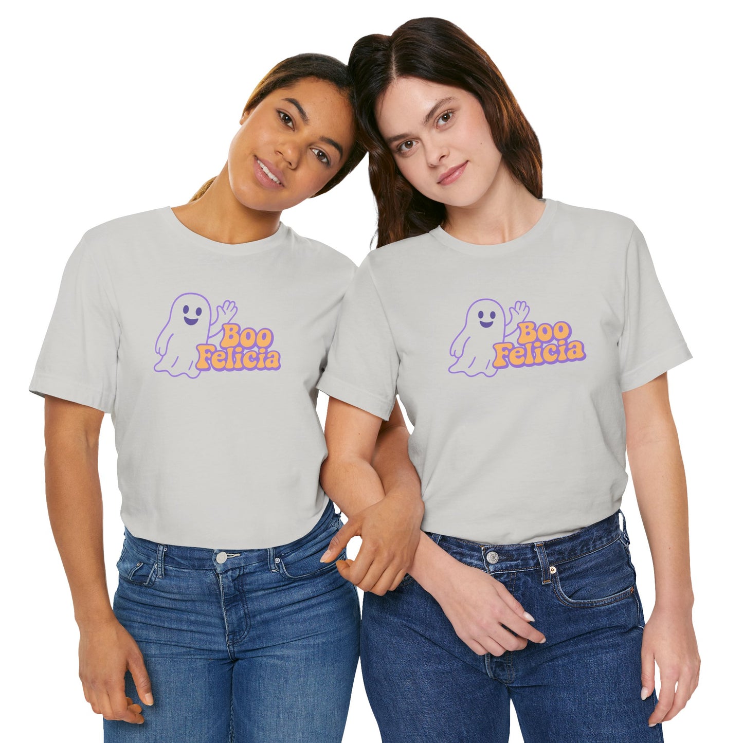 "Boo Felicia Ghost" Unisex Halloween T-Shirt, Spooky Apparel, Fun Gift, Casual Wear, Holiday Shirt