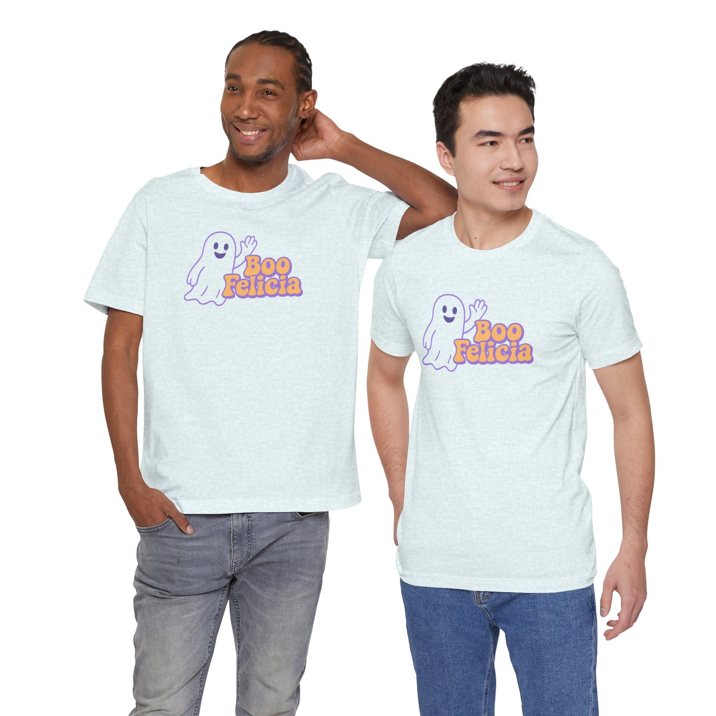 "Boo Felicia Ghost" Unisex Halloween T-Shirt, Spooky Apparel, Fun Gift, Casual Wear, Holiday Shirt