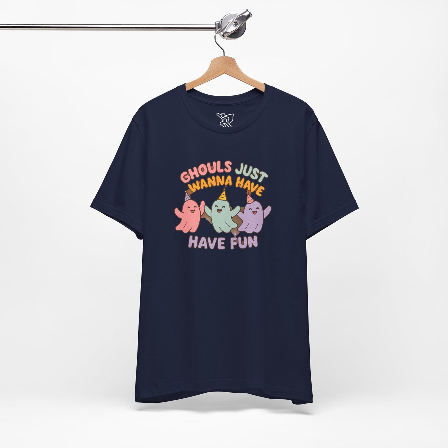"Ghouls Just Wanna Have Fun" T-Shirt for Halloween, Unisex Graphic Shirt, Cute Ghosts Tee, Casual Wear, Gift for Friends