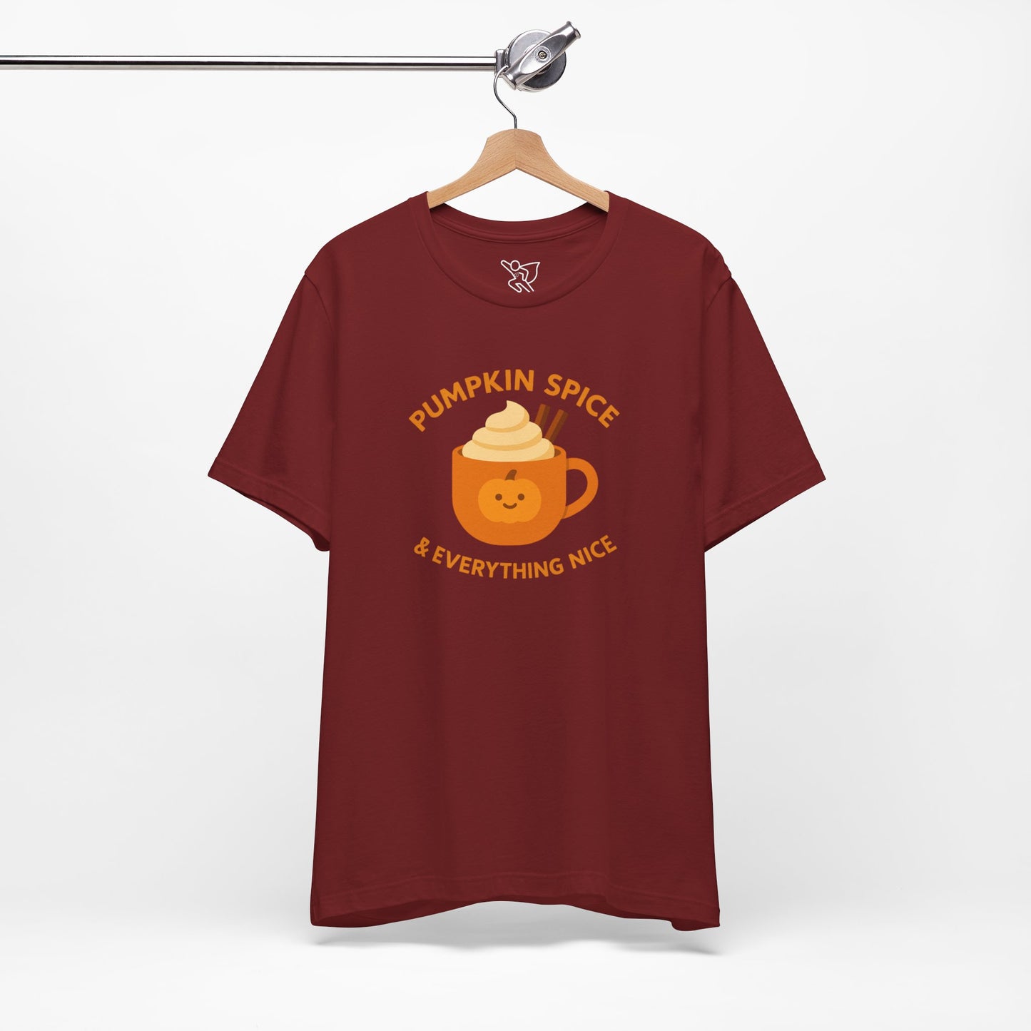 "Pumpkin Spice & Everything Nice" Fall T-Shirt, Autumn Fashion, Cozy Casual Wear, Pumpkin Lovers Gift, Seasonal Apparel