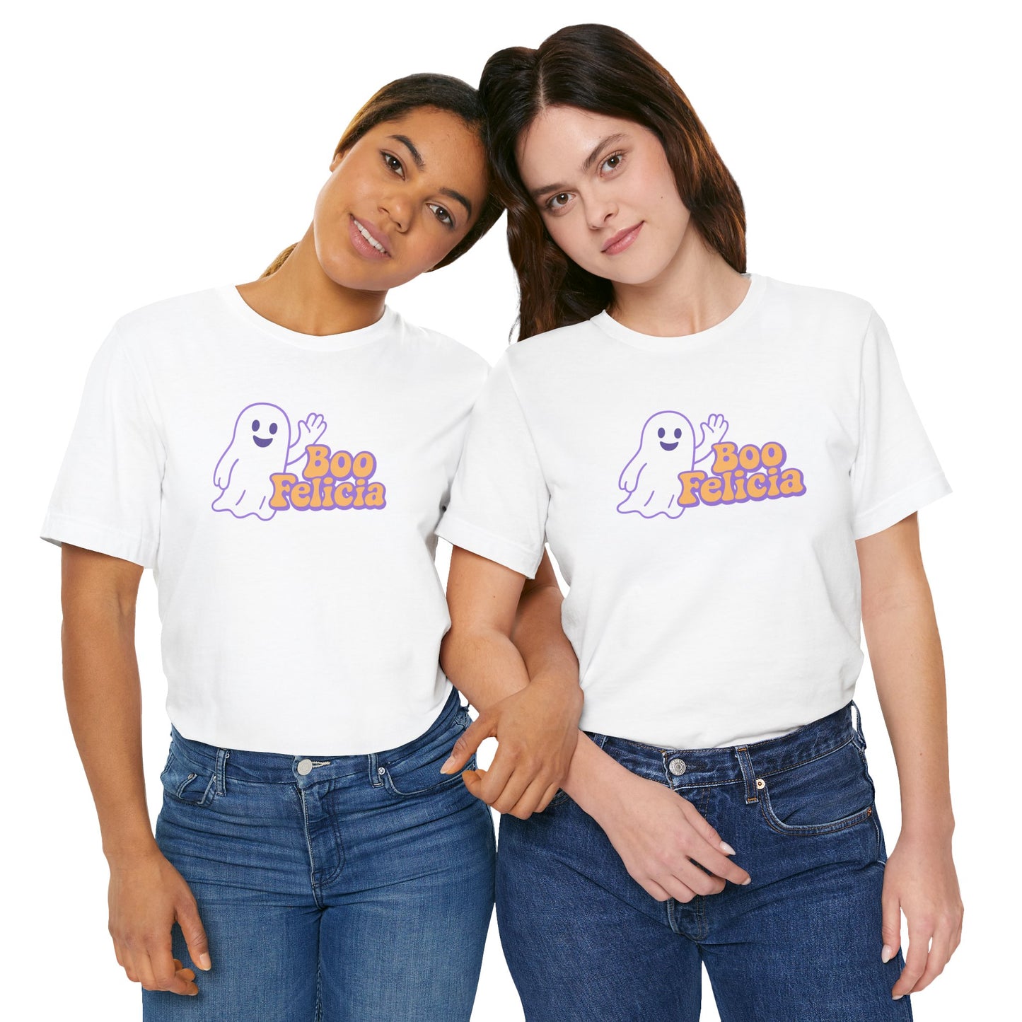"Boo Felicia Ghost" Unisex Halloween T-Shirt, Spooky Apparel, Fun Gift, Casual Wear, Holiday Shirt