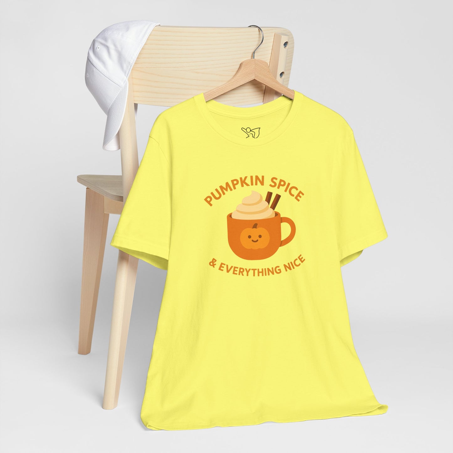 "Pumpkin Spice & Everything Nice" Fall T-Shirt, Autumn Fashion, Cozy Casual Wear, Pumpkin Lovers Gift, Seasonal Apparel