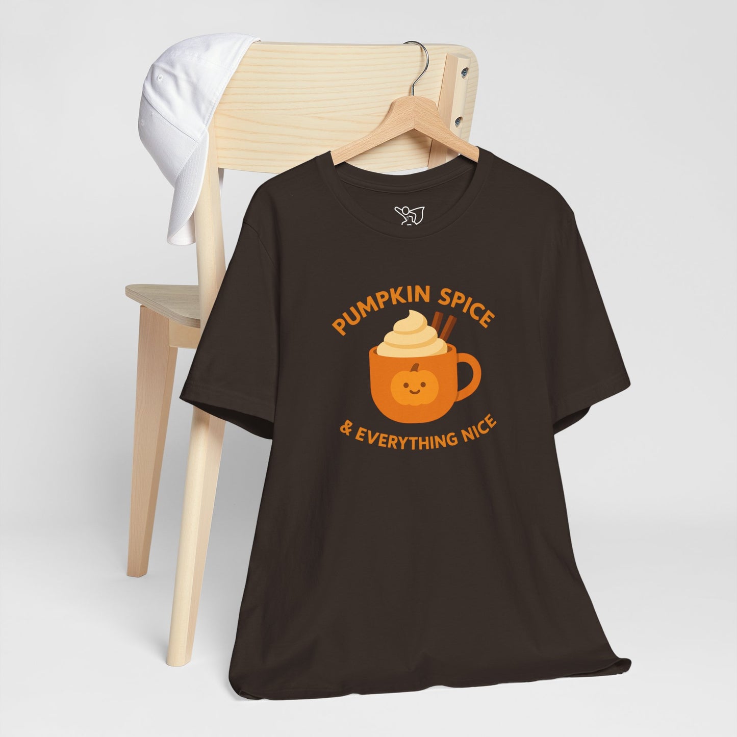 "Pumpkin Spice & Everything Nice" Fall T-Shirt, Autumn Fashion, Cozy Casual Wear, Pumpkin Lovers Gift, Seasonal Apparel