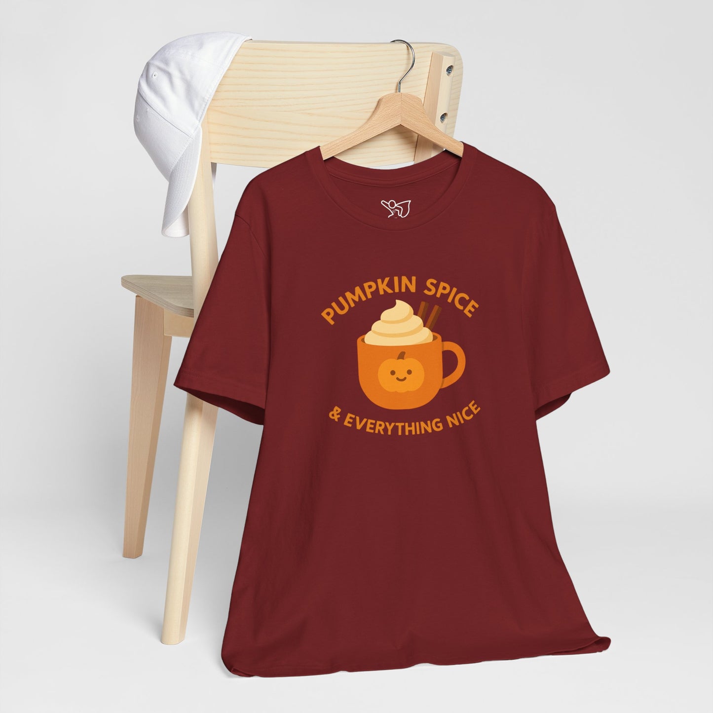 "Pumpkin Spice & Everything Nice" Fall T-Shirt, Autumn Fashion, Cozy Casual Wear, Pumpkin Lovers Gift, Seasonal Apparel