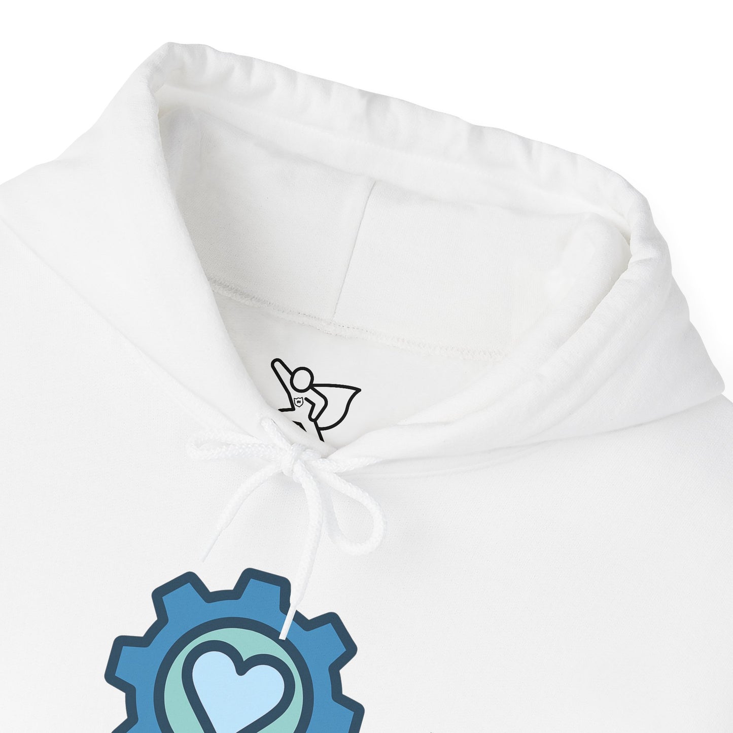 "Engineered for Love" Hoodie Cozy Unisex Sweatshirt, Perfect Gift for Engineers, Valentine's Day, Casual Wear, Birthday Present CW-2 Blue