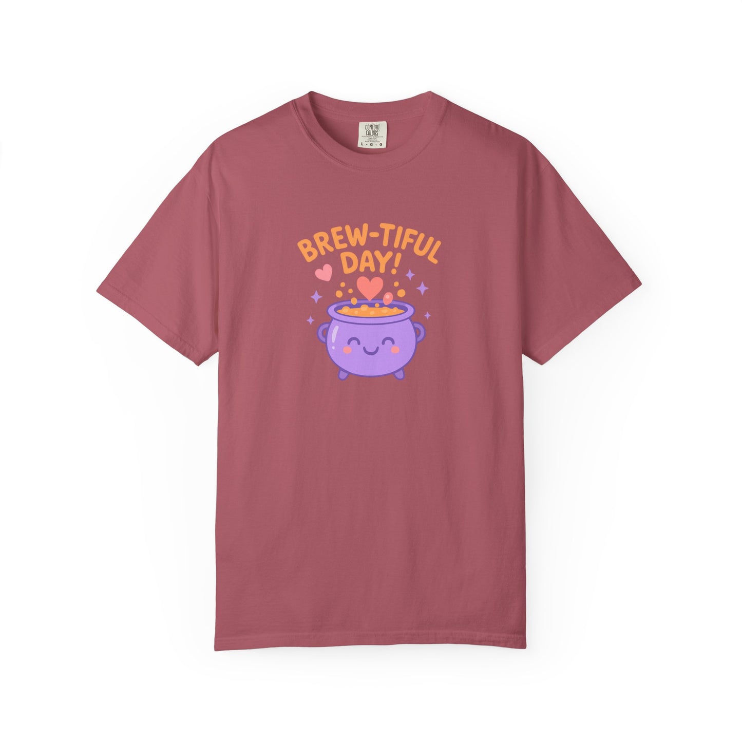 Brew-tiful Day T-Shirt, Cute Coffee Tee, Unisex Gift, Fun Humor Shirt, Coffee Lover Apparel, Casual Everyday Wear