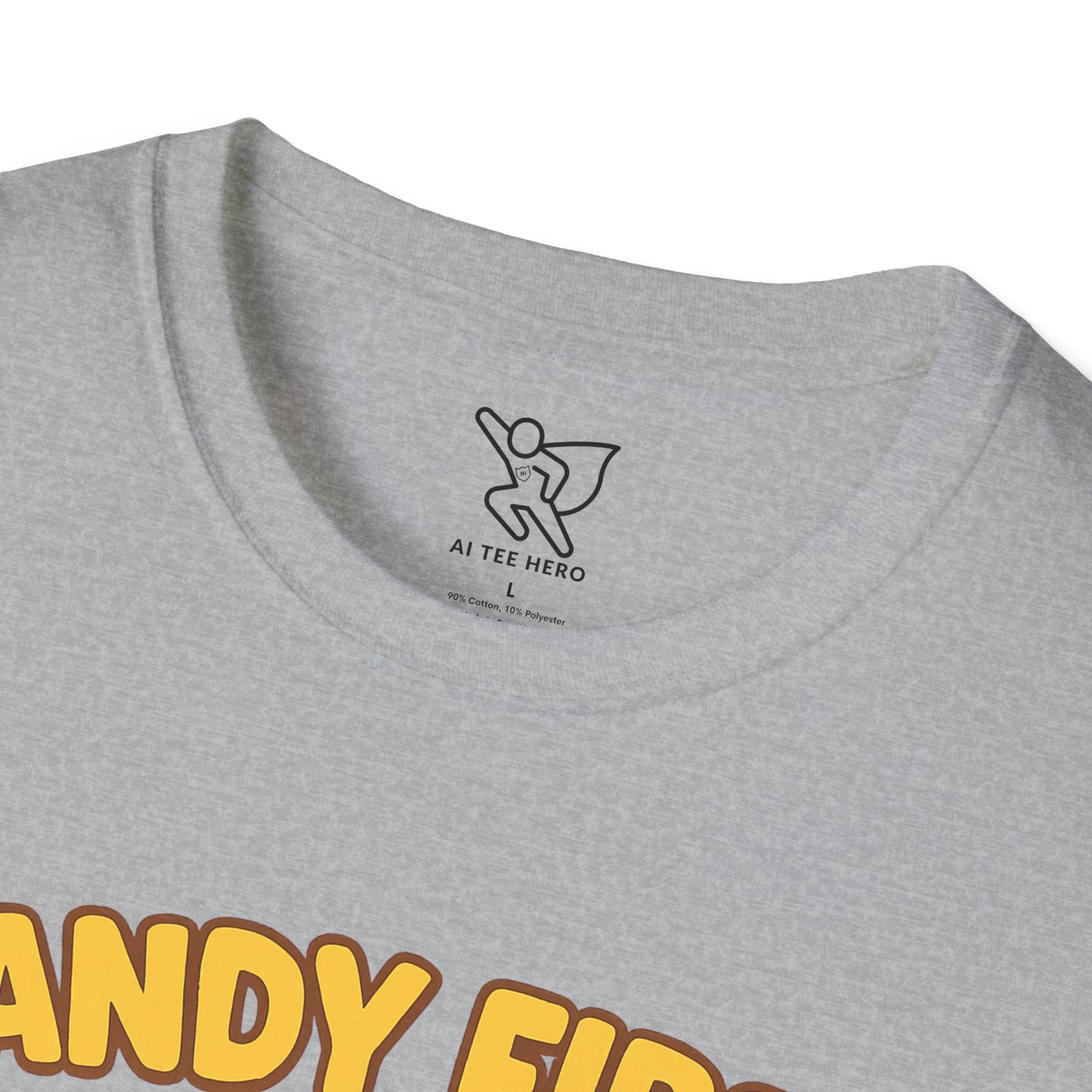 "Candy First, Questions Later" Unisex T-Shirt - Playful Graphic Tee, Fun Gift for Candy Lovers, Perfect for Parties, Quirky Fashion