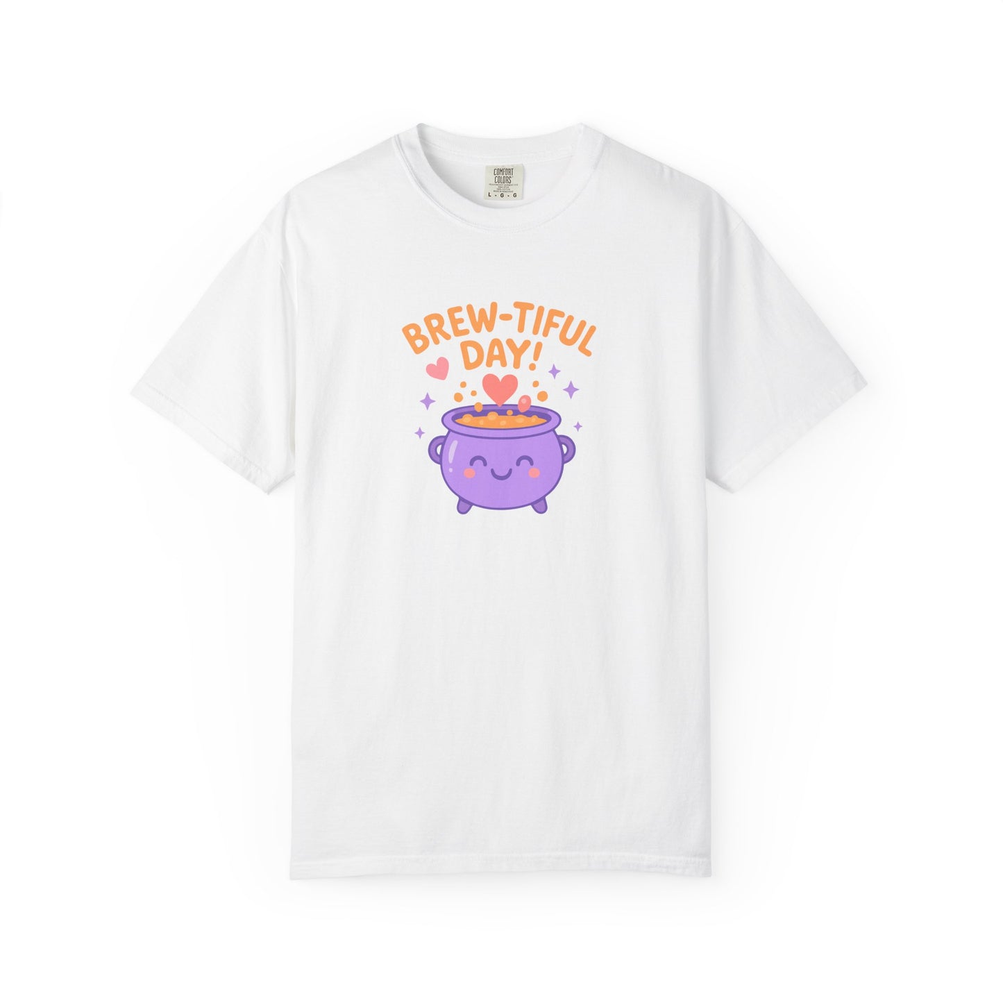 Brew-tiful Day T-Shirt, Cute Coffee Tee, Unisex Gift, Fun Humor Shirt, Coffee Lover Apparel, Casual Everyday Wear