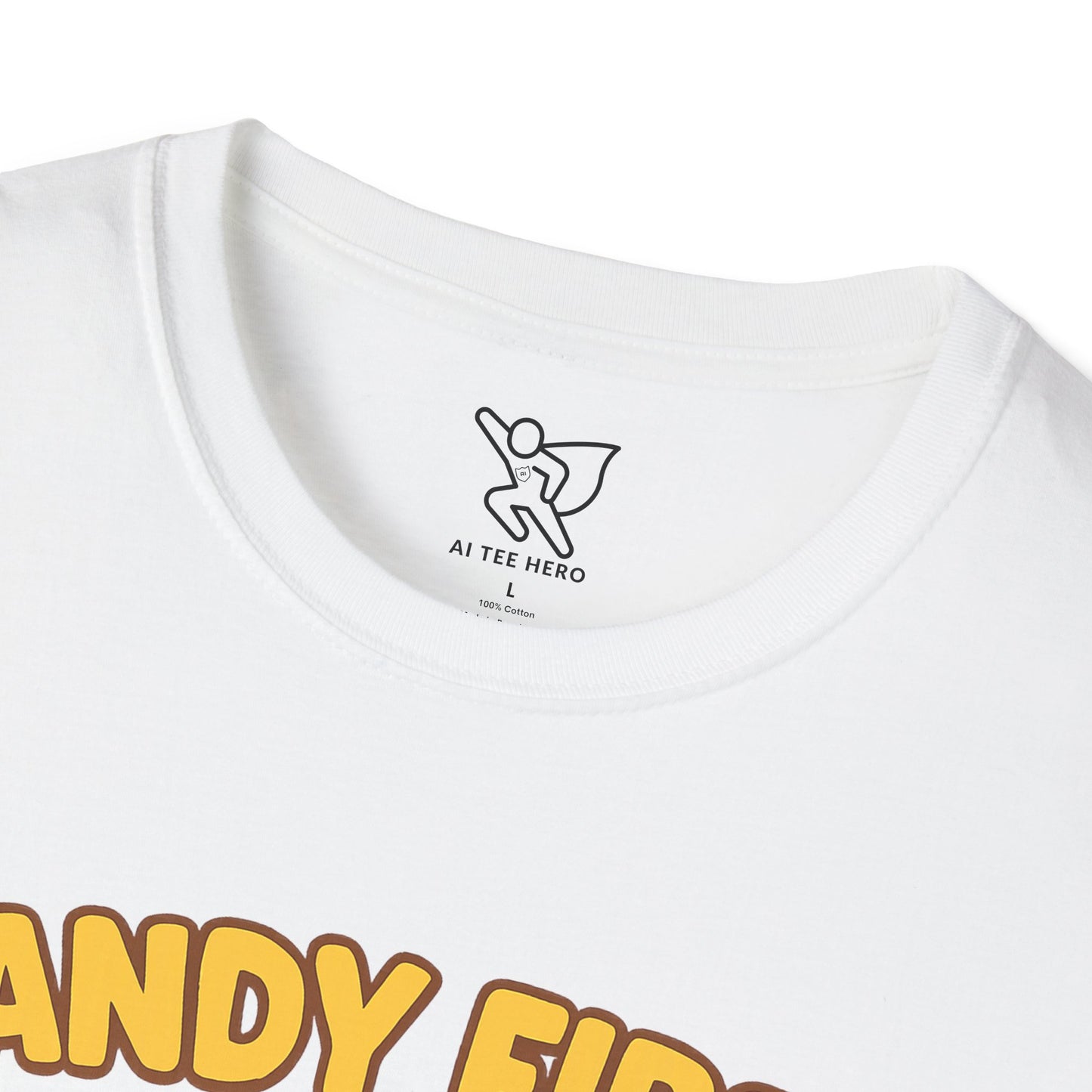 "Candy First, Questions Later" Unisex T-Shirt - Playful Graphic Tee, Fun Gift for Candy Lovers, Perfect for Parties, Quirky Fashion