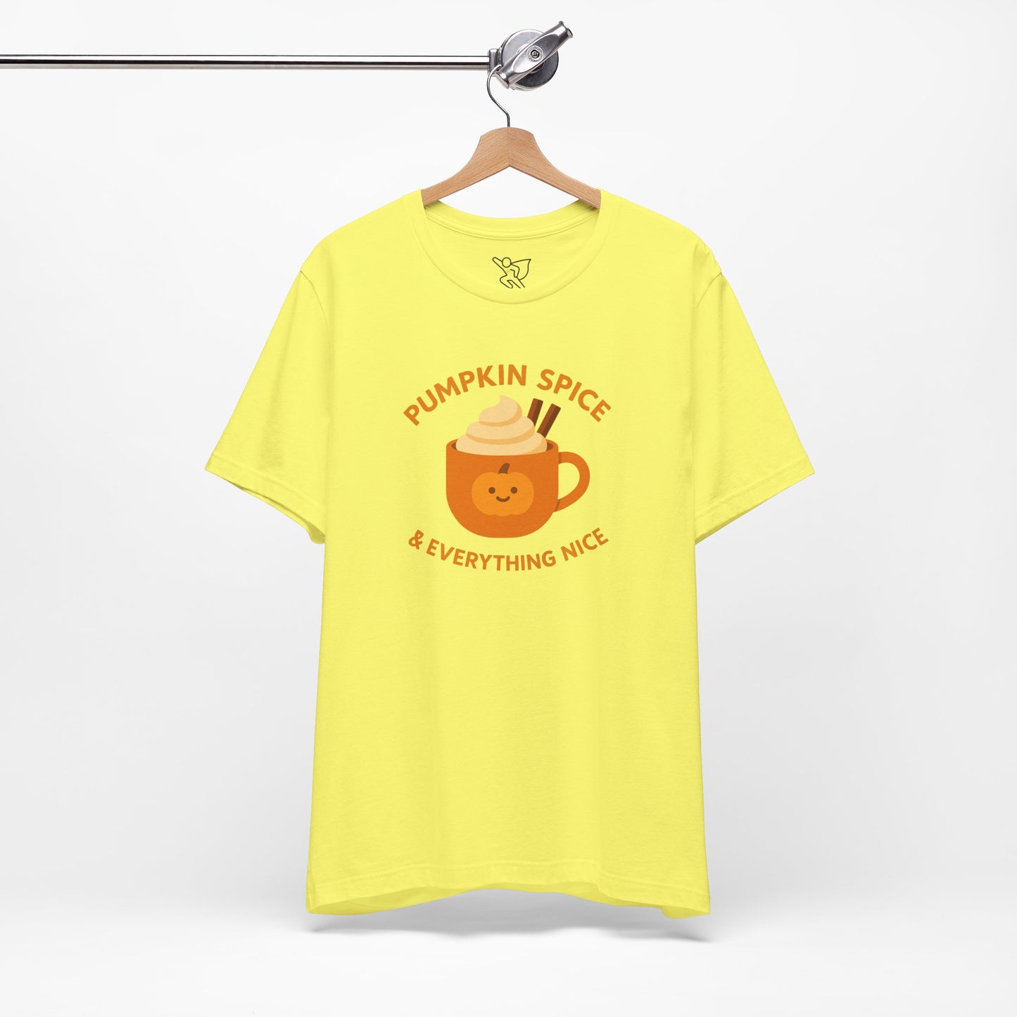 "Pumpkin Spice & Everything Nice" Fall T-Shirt, Autumn Fashion, Cozy Casual Wear, Pumpkin Lovers Gift, Seasonal Apparel