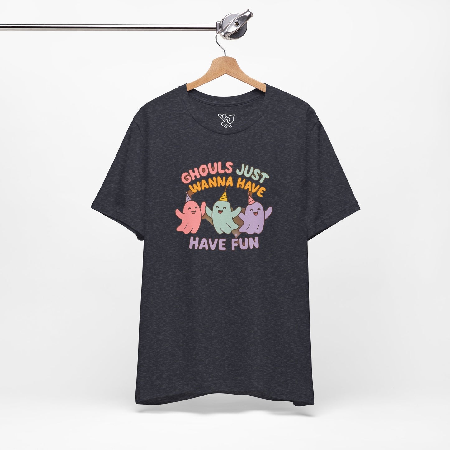 "Ghouls Just Wanna Have Fun" T-Shirt for Halloween, Unisex Graphic Shirt, Cute Ghosts Tee, Casual Wear, Gift for Friends