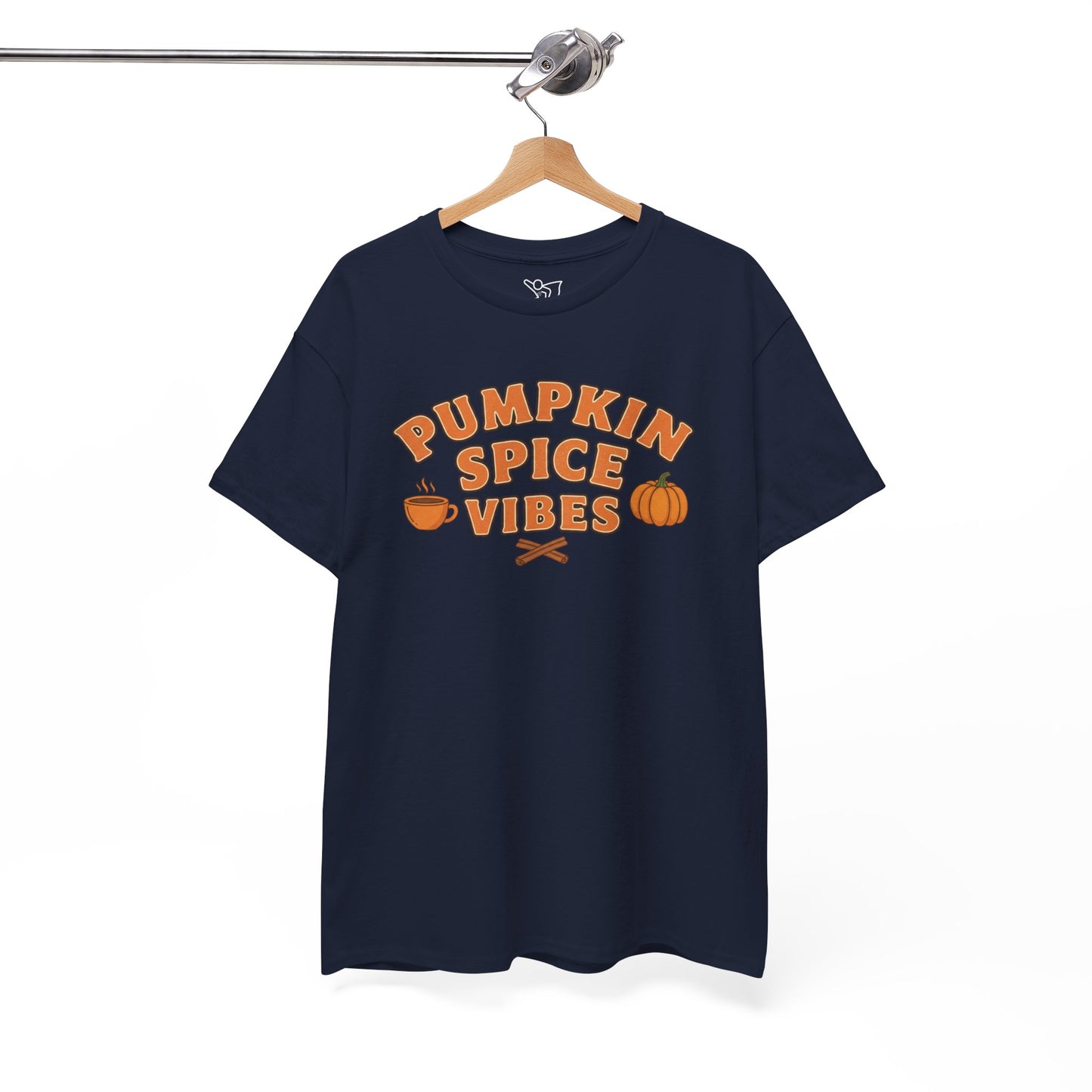 "Pumpkin Spice Vibes" Unisex Autumn T-Shirt for Fall, Cozy Apparel, Pumpkin Lover Gift, Halloween Party Wear