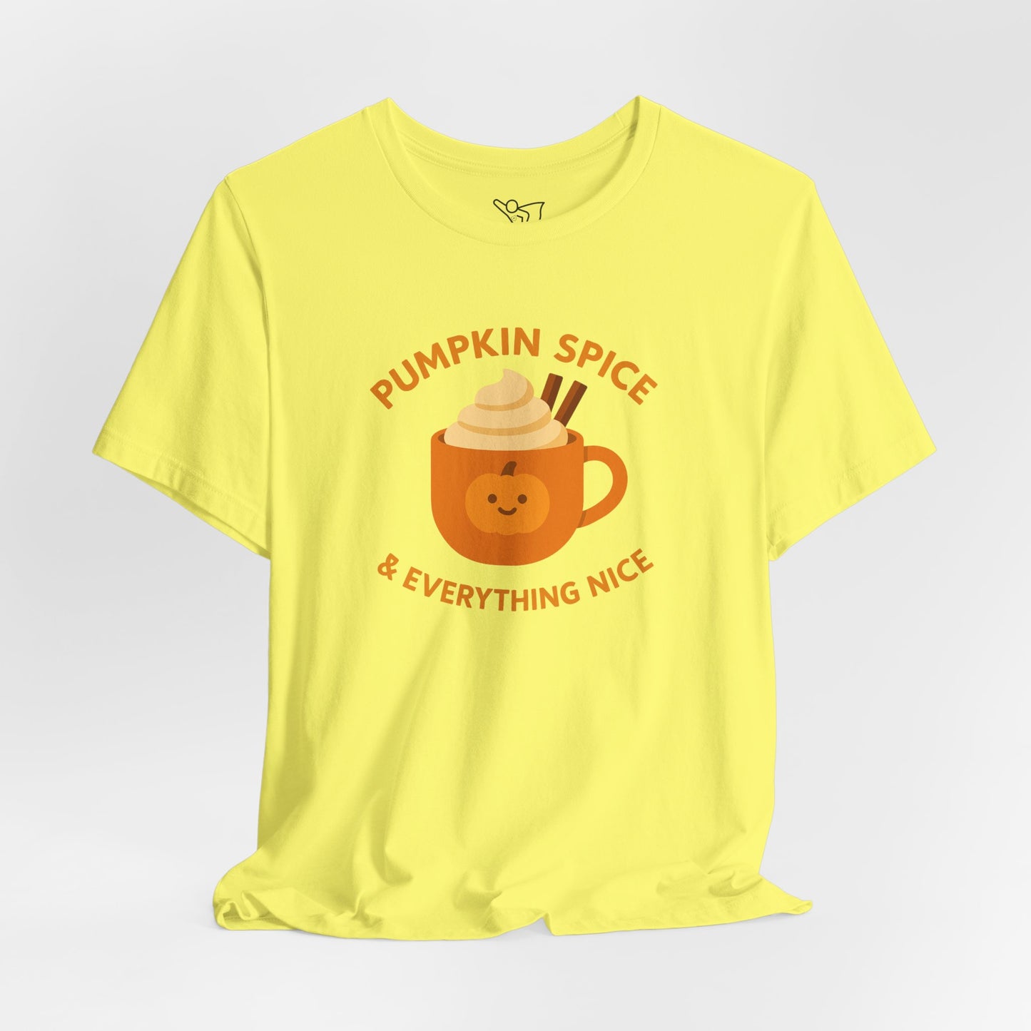 "Pumpkin Spice & Everything Nice" Fall T-Shirt, Autumn Fashion, Cozy Casual Wear, Pumpkin Lovers Gift, Seasonal Apparel