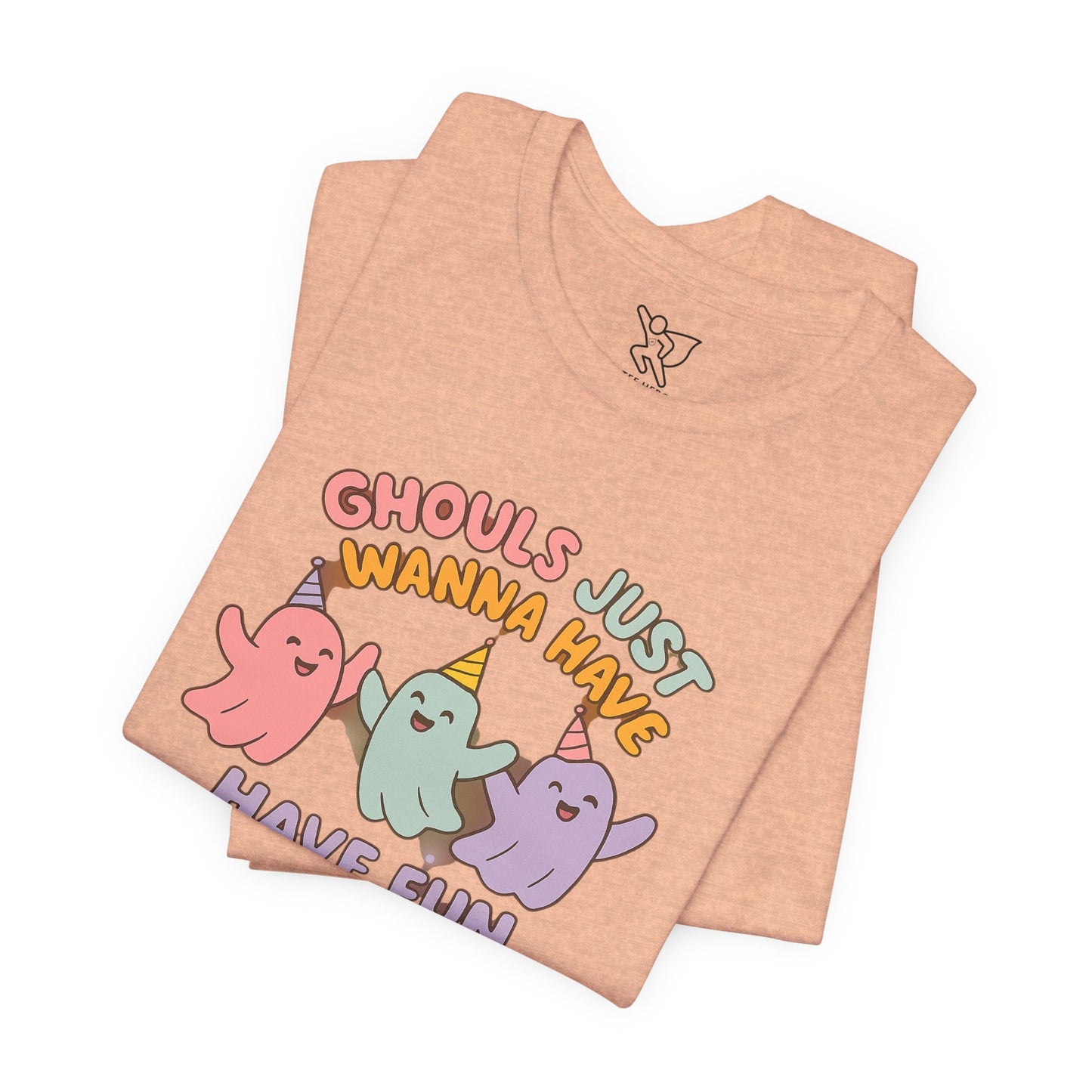 "Ghouls Just Wanna Have Fun" T-Shirt for Halloween, Unisex Graphic Shirt, Cute Ghosts Tee, Casual Wear, Gift for Friends