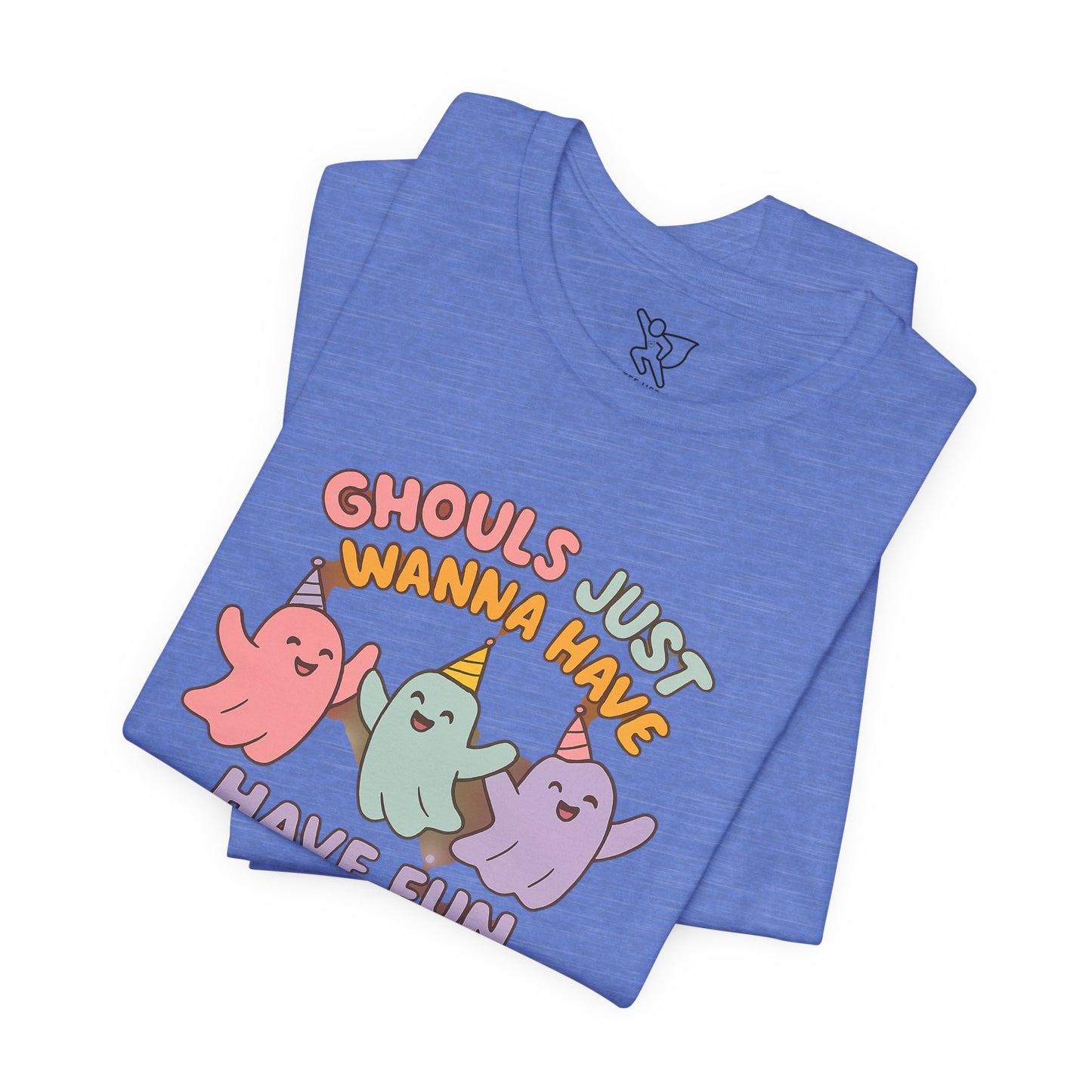 "Ghouls Just Wanna Have Fun" T-Shirt for Halloween, Unisex Graphic Shirt, Cute Ghosts Tee, Casual Wear, Gift for Friends
