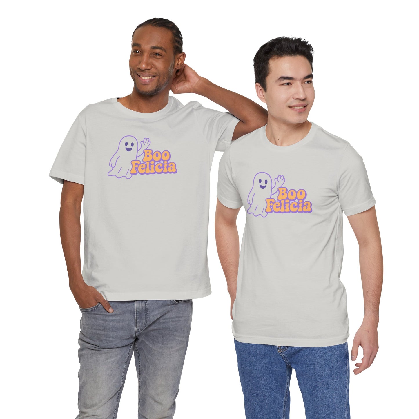 "Boo Felicia Ghost" Unisex Halloween T-Shirt, Spooky Apparel, Fun Gift, Casual Wear, Holiday Shirt