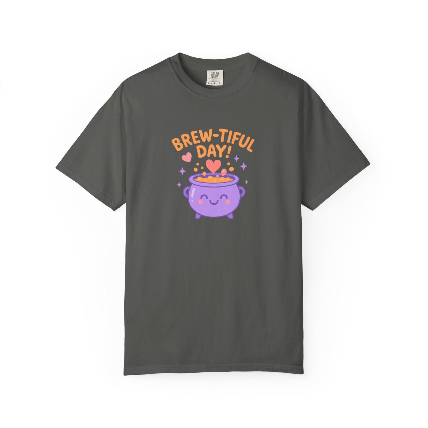 Brew-tiful Day T-Shirt, Cute Coffee Tee, Unisex Gift, Fun Humor Shirt, Coffee Lover Apparel, Casual Everyday Wear