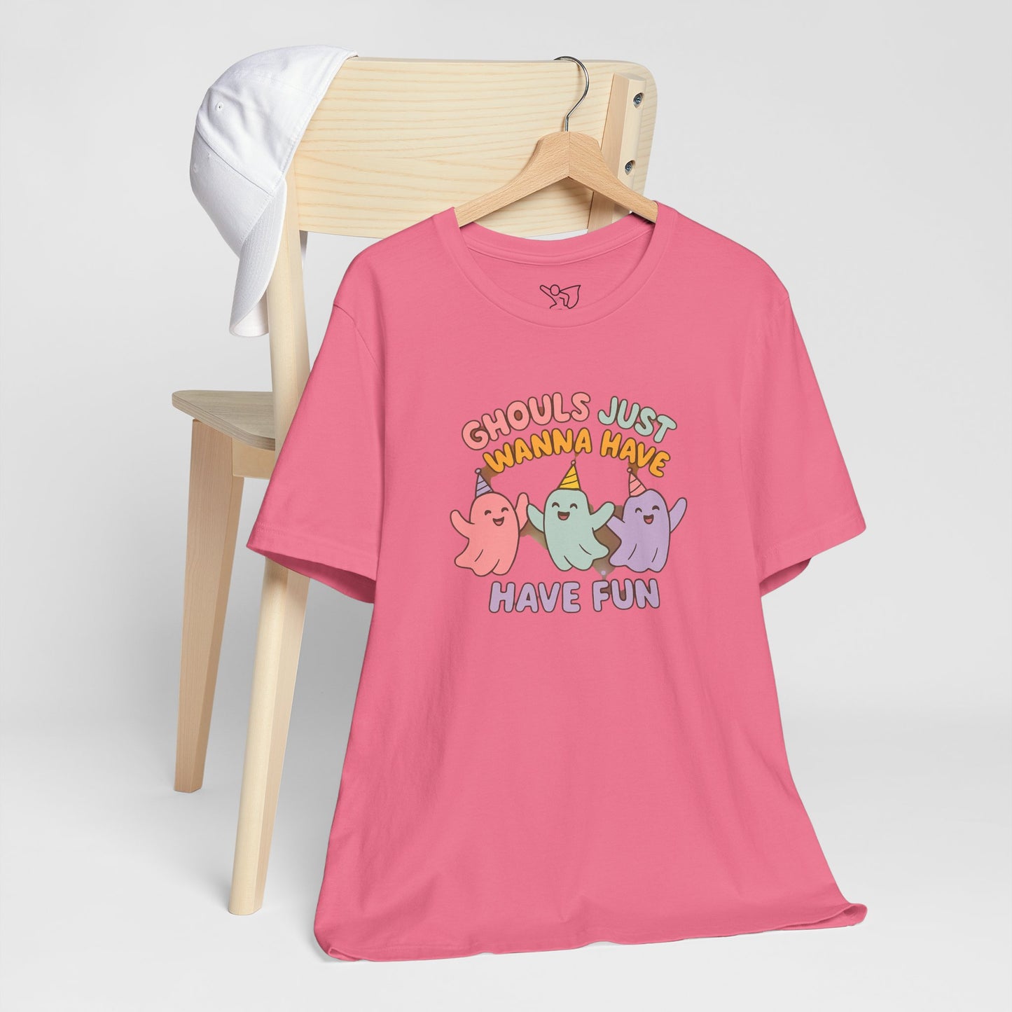 "Ghouls Just Wanna Have Fun" T-Shirt for Halloween, Unisex Graphic Shirt, Cute Ghosts Tee, Casual Wear, Gift for Friends