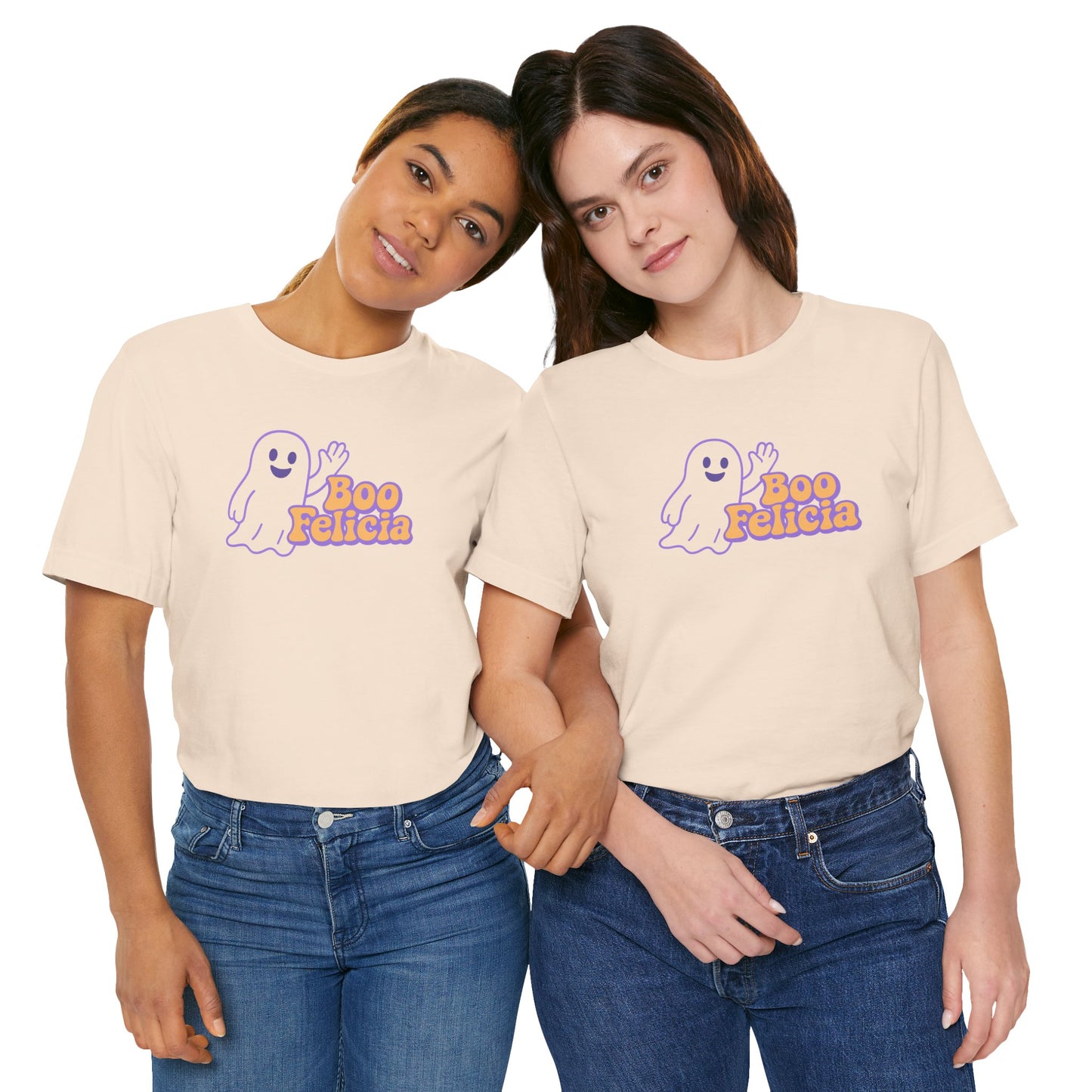 "Boo Felicia Ghost" Unisex Halloween T-Shirt, Spooky Apparel, Fun Gift, Casual Wear, Holiday Shirt