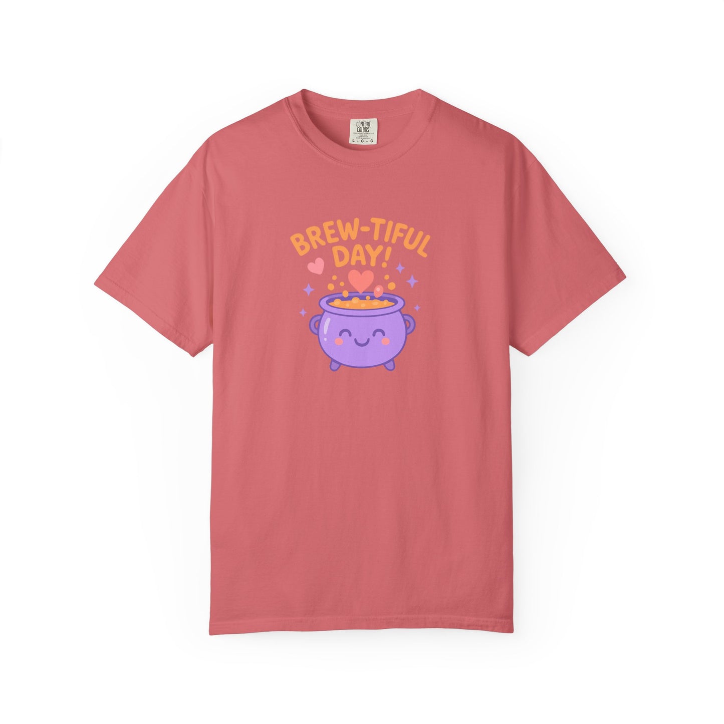 Brew-tiful Day T-Shirt, Cute Coffee Tee, Unisex Gift, Fun Humor Shirt, Coffee Lover Apparel, Casual Everyday Wear
