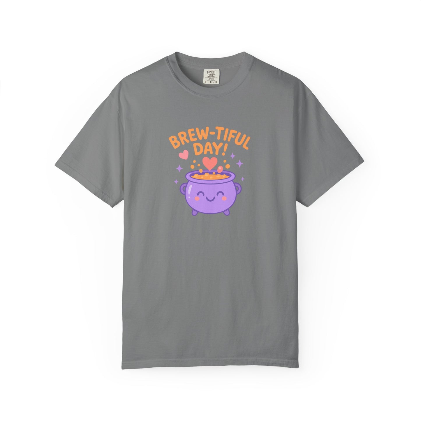 Brew-tiful Day T-Shirt, Cute Coffee Tee, Unisex Gift, Fun Humor Shirt, Coffee Lover Apparel, Casual Everyday Wear