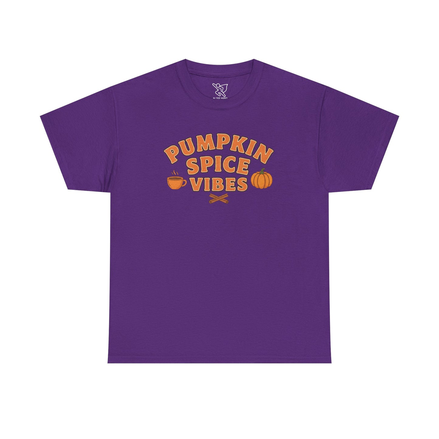 "Pumpkin Spice Vibes" Unisex Autumn T-Shirt for Fall, Cozy Apparel, Pumpkin Lover Gift, Halloween Party Wear