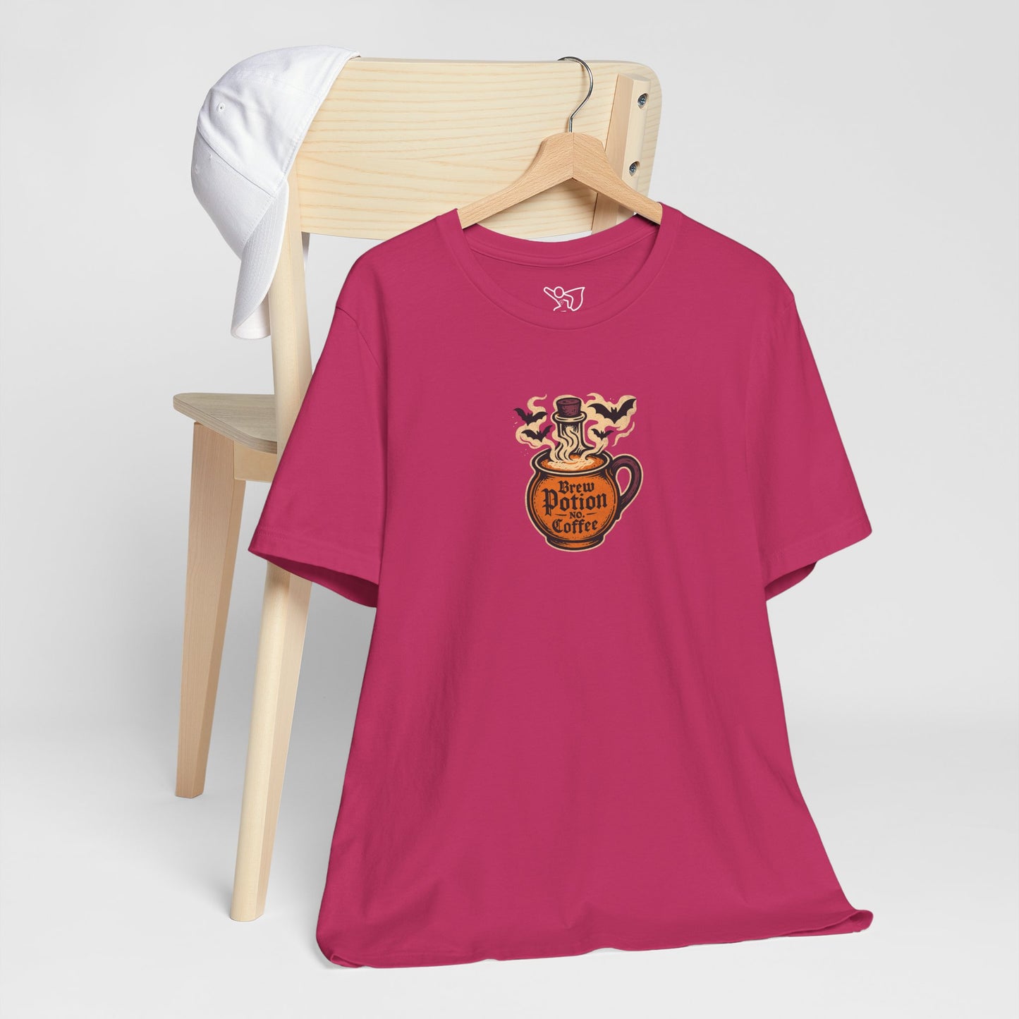 "Coffee Potion" Unisex Tee, Casual Wear, Gift for Coffee Lovers, Magical T-Shirt, Witchy Apparel, Coffee Enthusiast Presents
