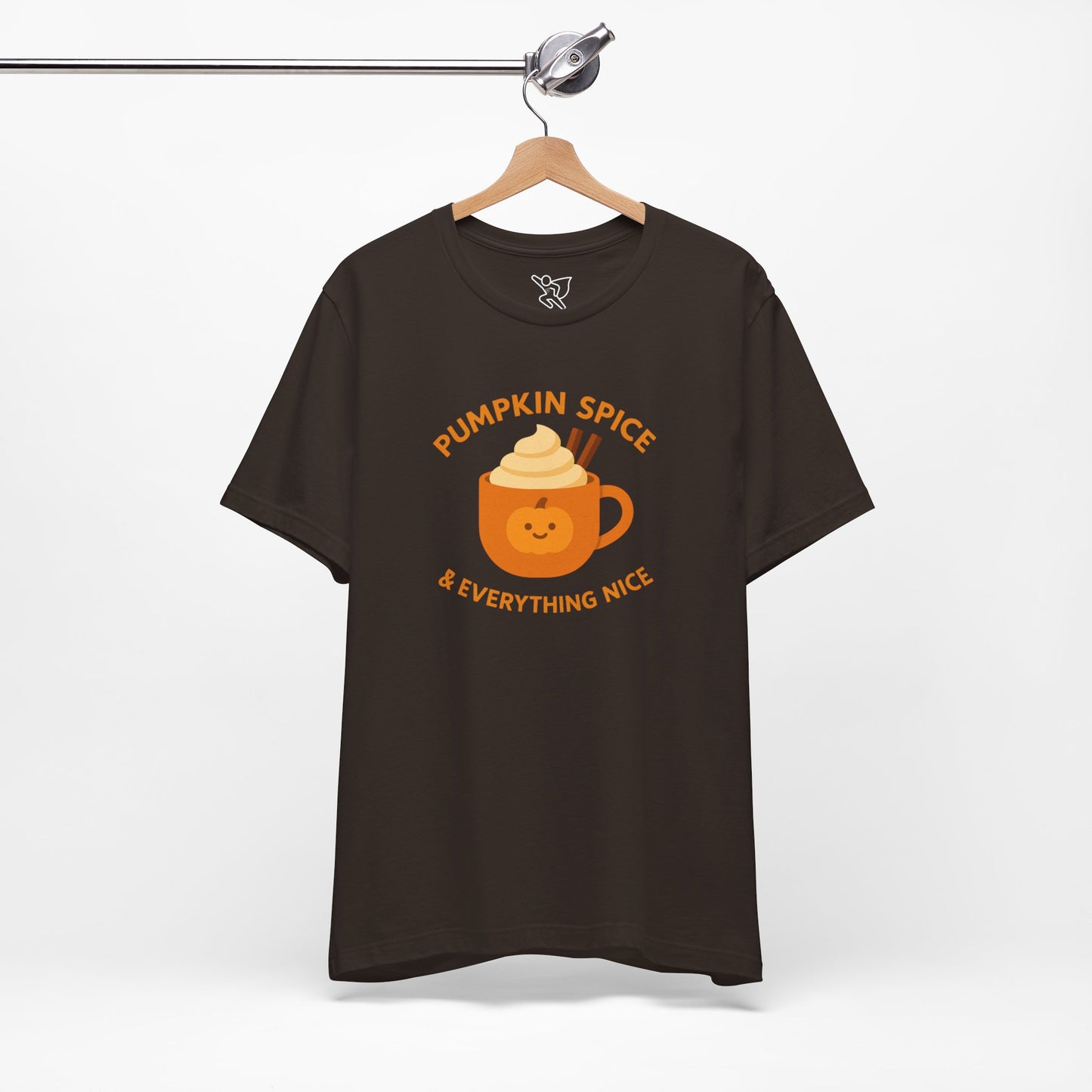 "Pumpkin Spice & Everything Nice" Fall T-Shirt, Autumn Fashion, Cozy Casual Wear, Pumpkin Lovers Gift, Seasonal Apparel