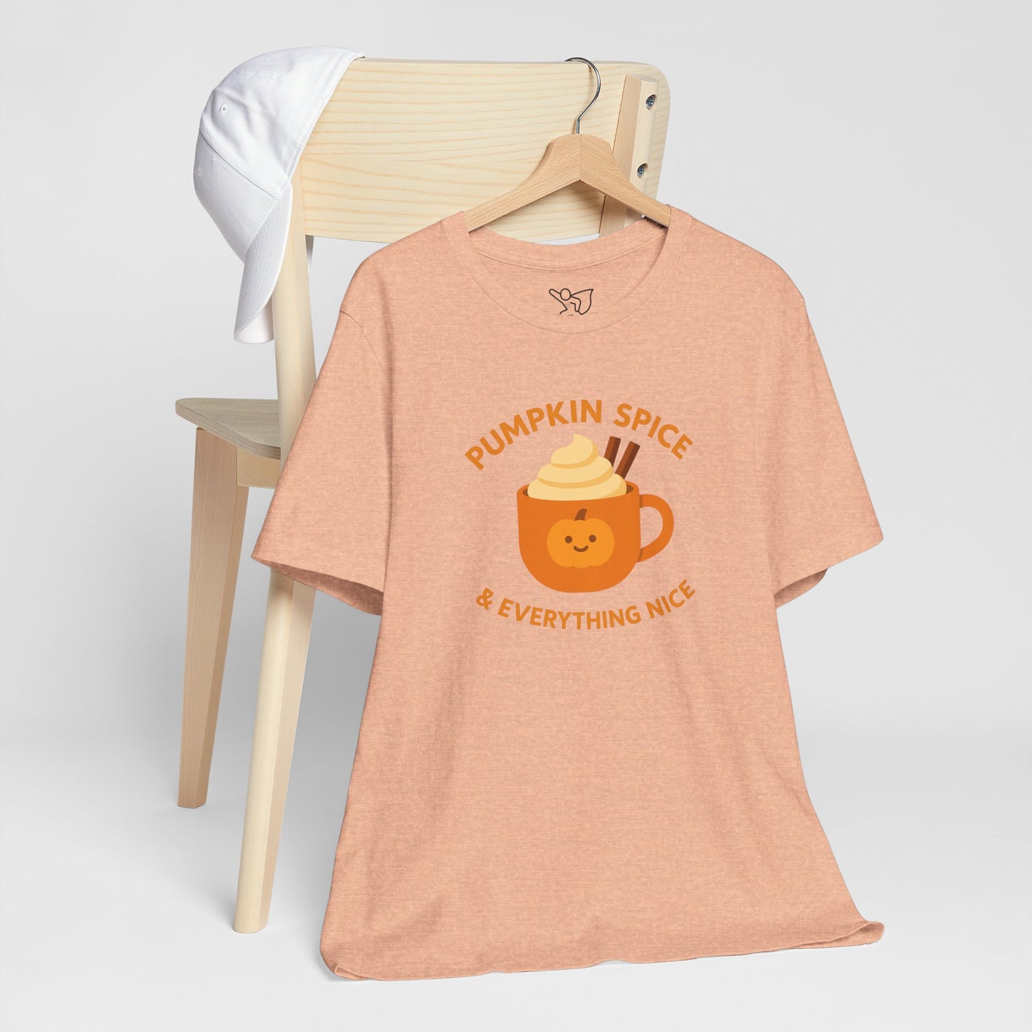 "Pumpkin Spice & Everything Nice" Fall T-Shirt, Autumn Fashion, Cozy Casual Wear, Pumpkin Lovers Gift, Seasonal Apparel