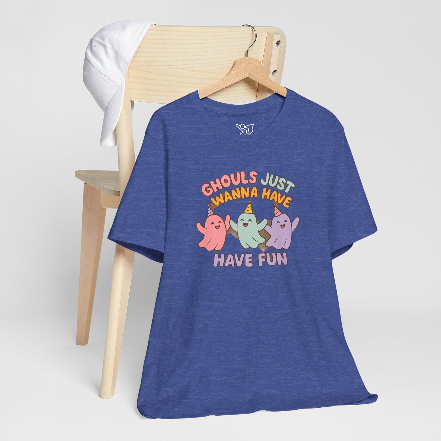 "Ghouls Just Wanna Have Fun" T-Shirt for Halloween, Unisex Graphic Shirt, Cute Ghosts Tee, Casual Wear, Gift for Friends