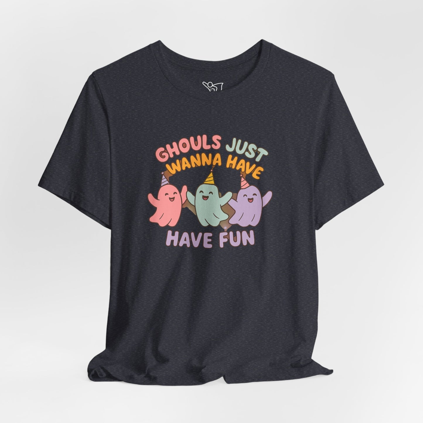 "Ghouls Just Wanna Have Fun" T-Shirt for Halloween, Unisex Graphic Shirt, Cute Ghosts Tee, Casual Wear, Gift for Friends
