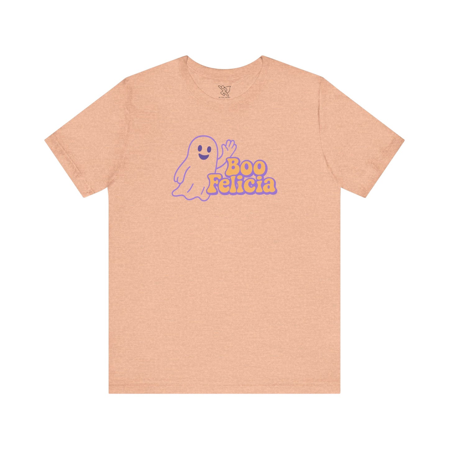 "Boo Felicia Ghost" Unisex Halloween T-Shirt, Spooky Apparel, Fun Gift, Casual Wear, Holiday Shirt