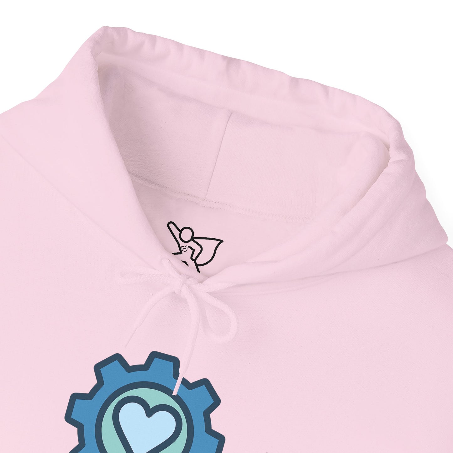 "Engineered for Love" Hoodie Cozy Unisex Sweatshirt, Perfect Gift for Engineers, Valentine's Day, Casual Wear, Birthday Present CW-2 Blue