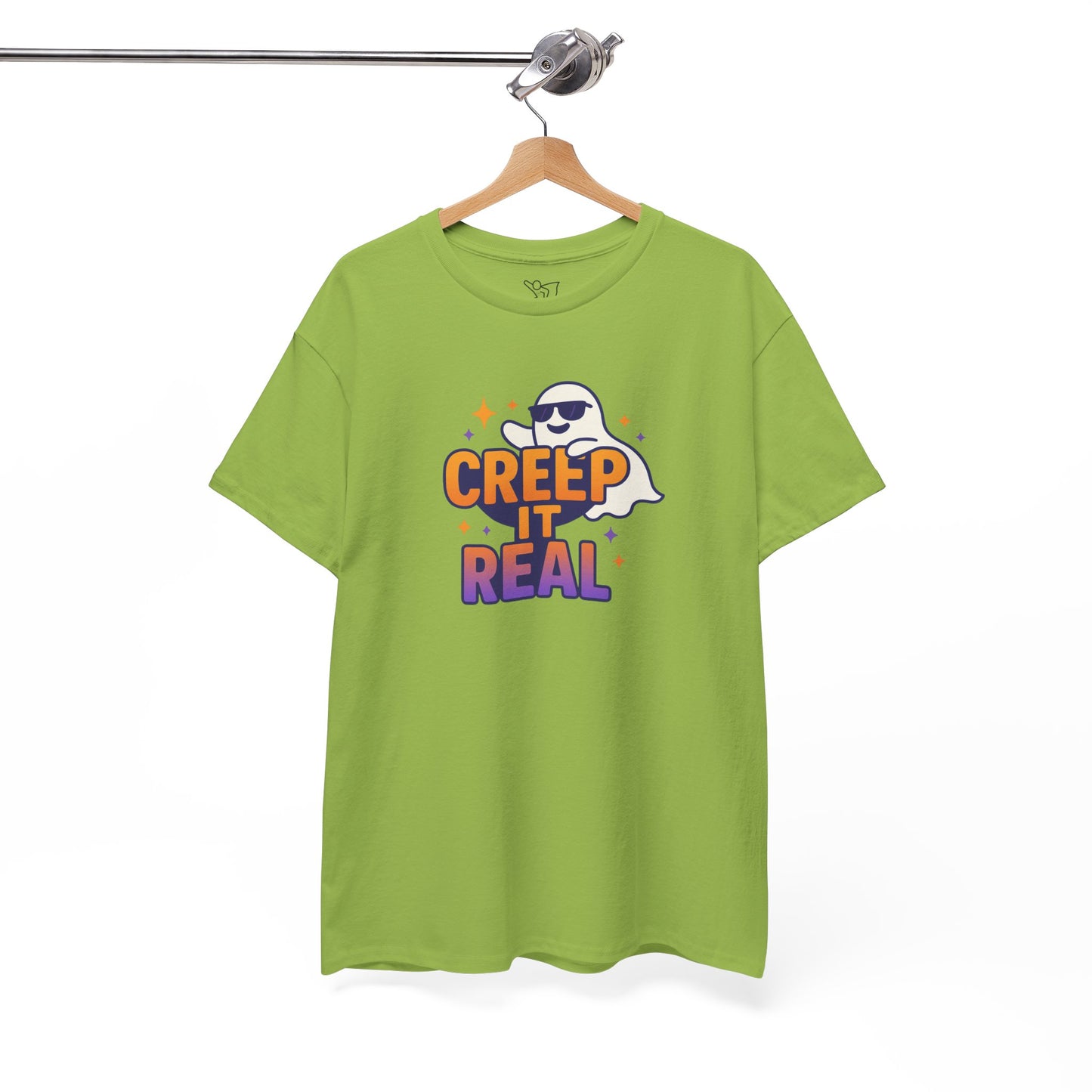 "Creep It Real" Halloween Humor Unisex Graphic Shirt, Ghost Lover Gift, Spooky Season Apparel, Funny Halloween T-Shirt
