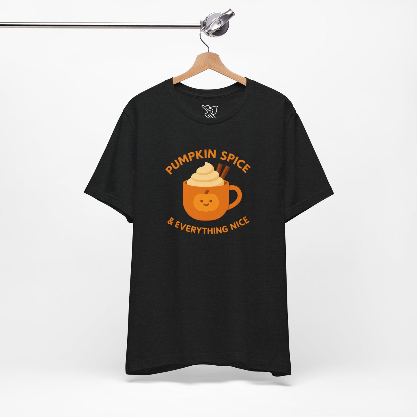 "Pumpkin Spice & Everything Nice" Fall T-Shirt, Autumn Fashion, Cozy Casual Wear, Pumpkin Lovers Gift, Seasonal Apparel