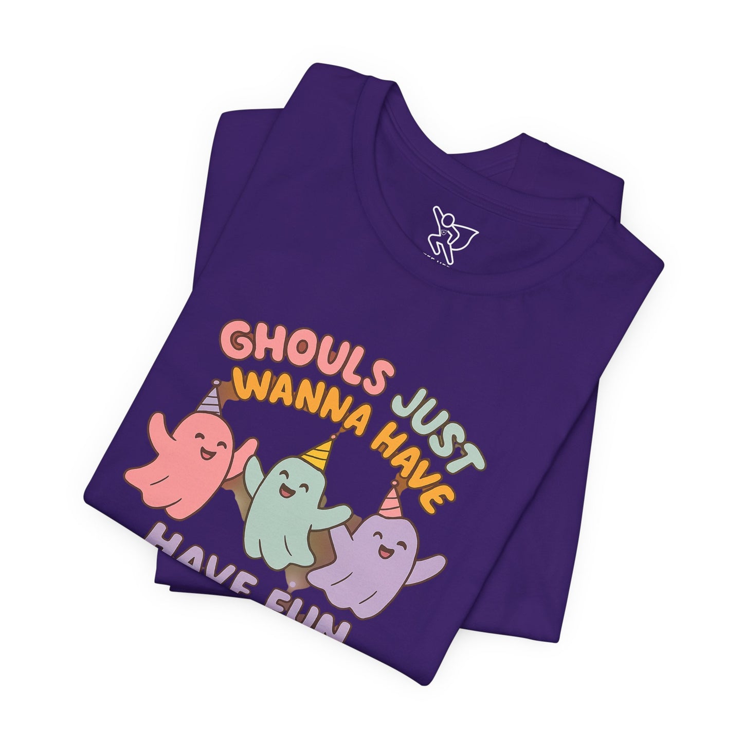 "Ghouls Just Wanna Have Fun" T-Shirt for Halloween, Unisex Graphic Shirt, Cute Ghosts Tee, Casual Wear, Gift for Friends