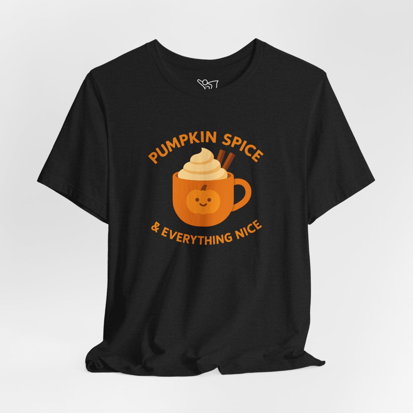 "Pumpkin Spice & Everything Nice" Fall T-Shirt, Autumn Fashion, Cozy Casual Wear, Pumpkin Lovers Gift, Seasonal Apparel